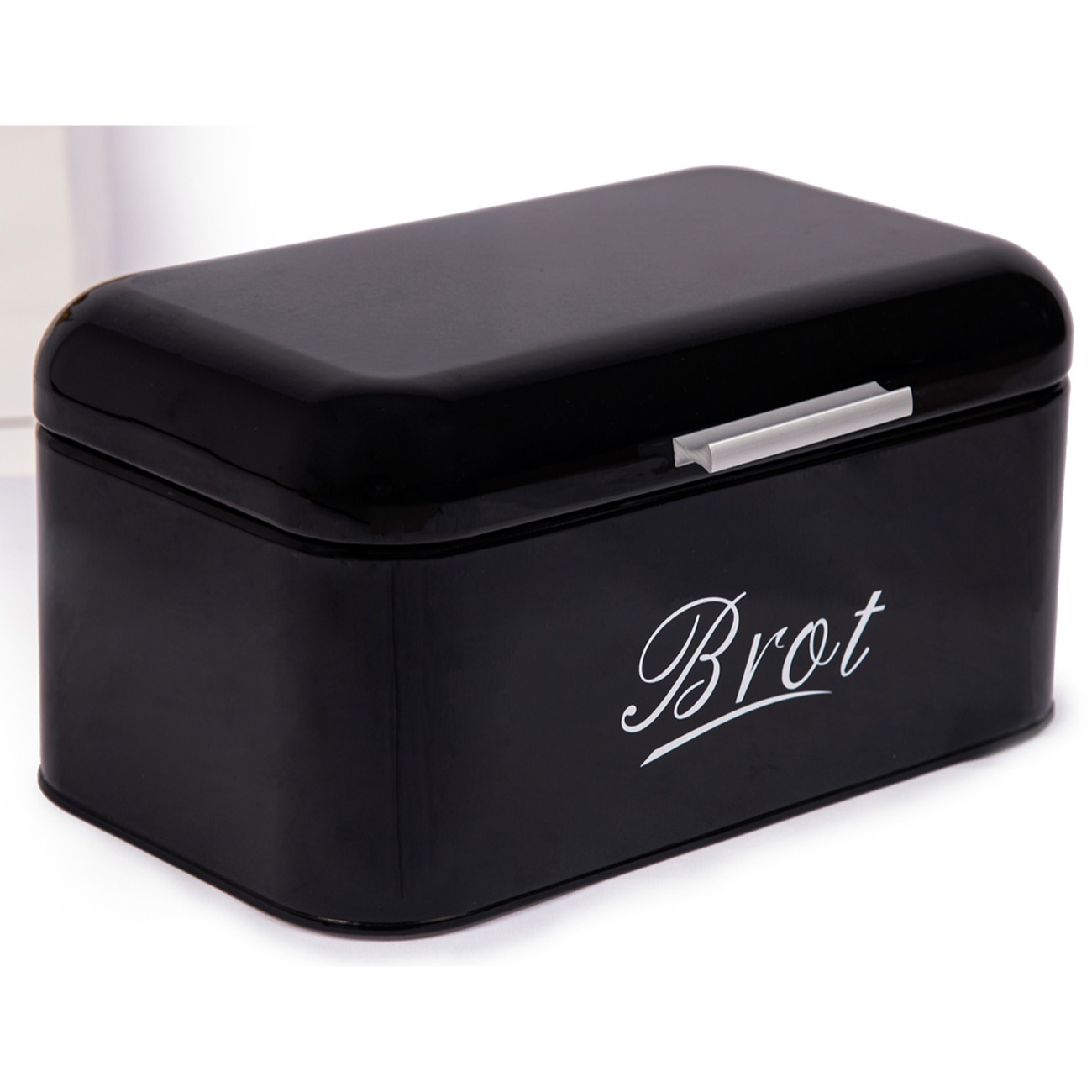 E-shop Brotkasten mit Deckel, Großer Knäckebrot Box aus Metall, Brotaufbewahrungsbox Bread box, Brot und Kekse Lange Aufbewahren und Trocken Halten,
