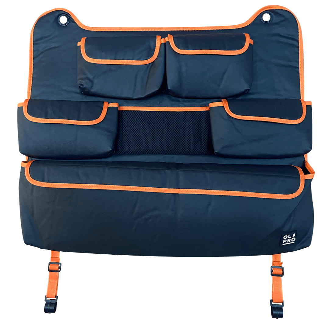 OLPRO Rear Double Seat Storage Organiser - Orange