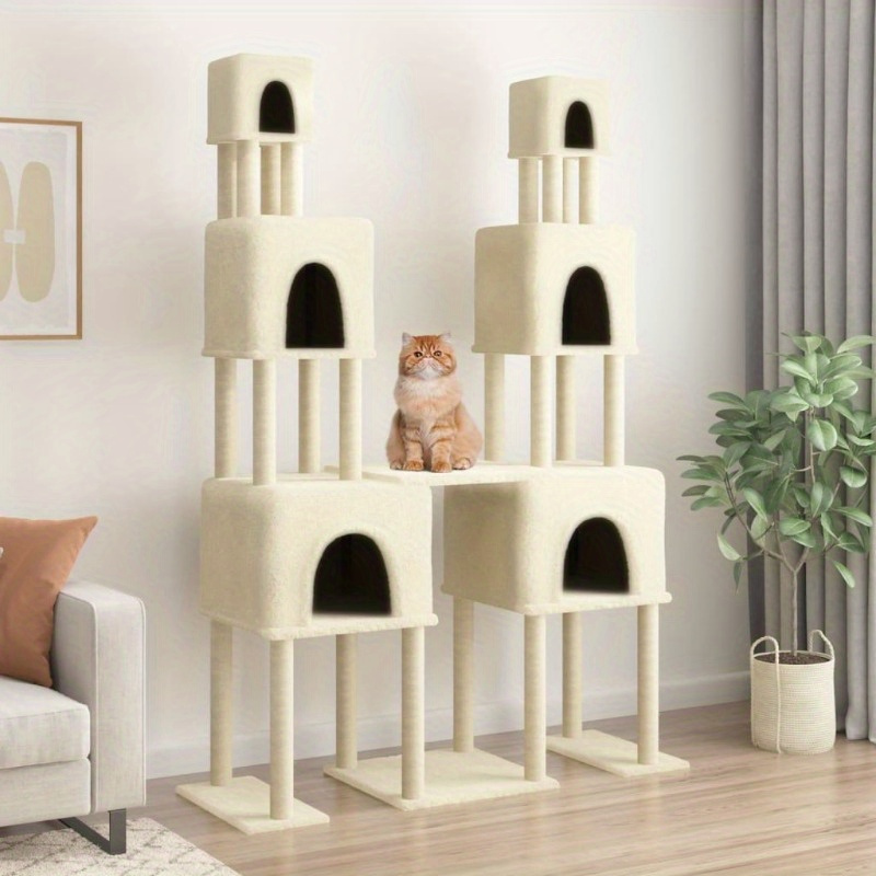 

Scratching Post With Sisal Scratching Posts Cream 199 Cm