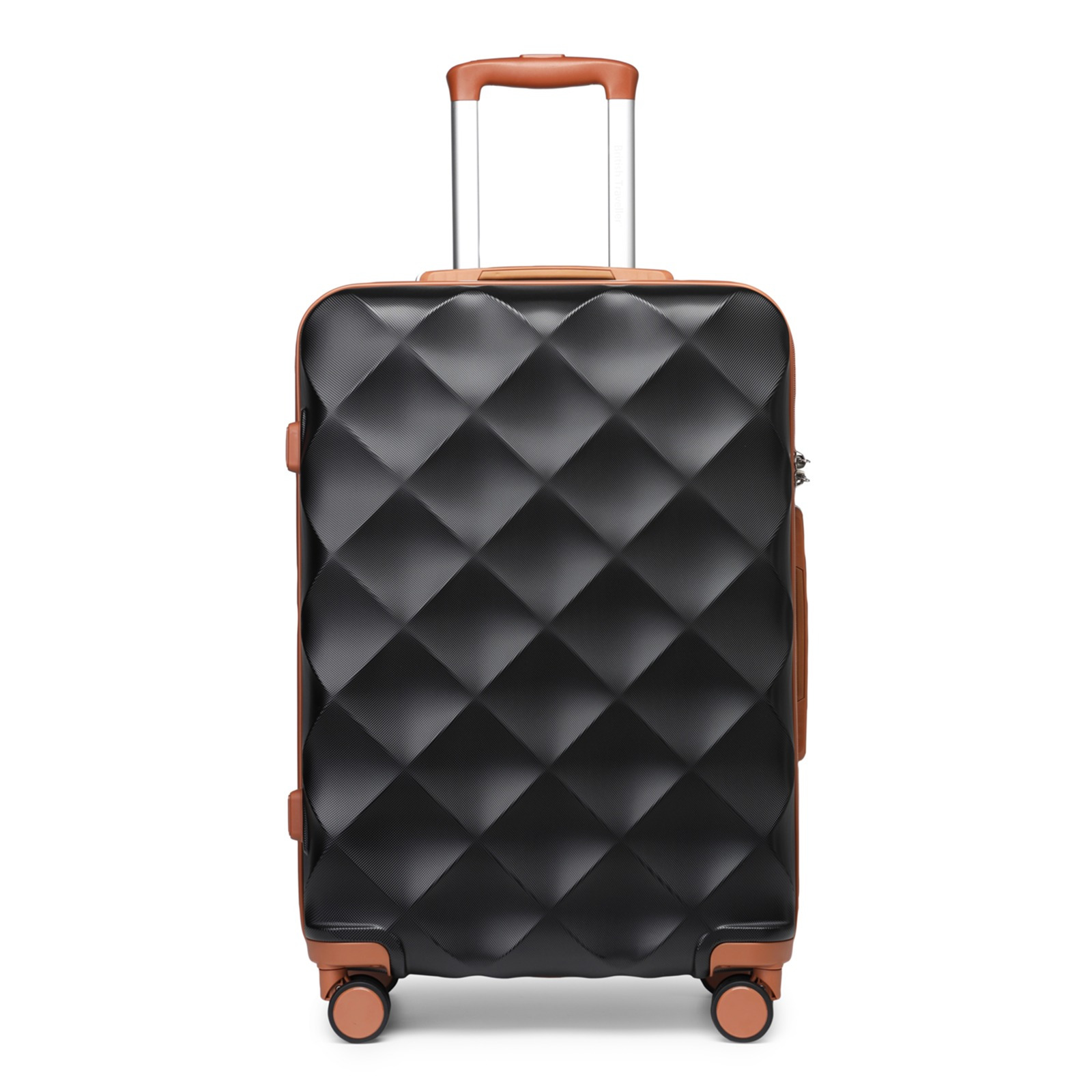 TEMU Valise Moyenne de 24" avec 4 Roues, Coque Rigide Légère en ABS+PC, Valise à Enregistrer avec Serrure TSA Intégrée, Cadeau et Rentrée Scolaire