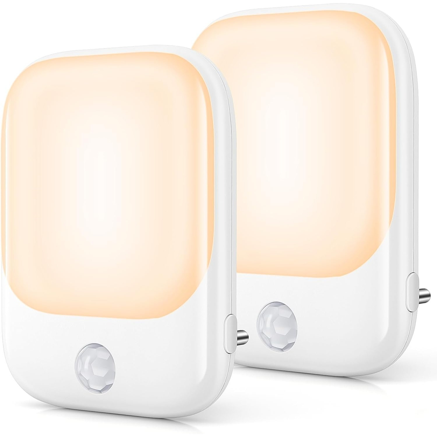 

Night Light With Human Sensing - Led Outlet Lamp, Orientation Light Hallway, , Bedroom, Kitchen. (2pack)