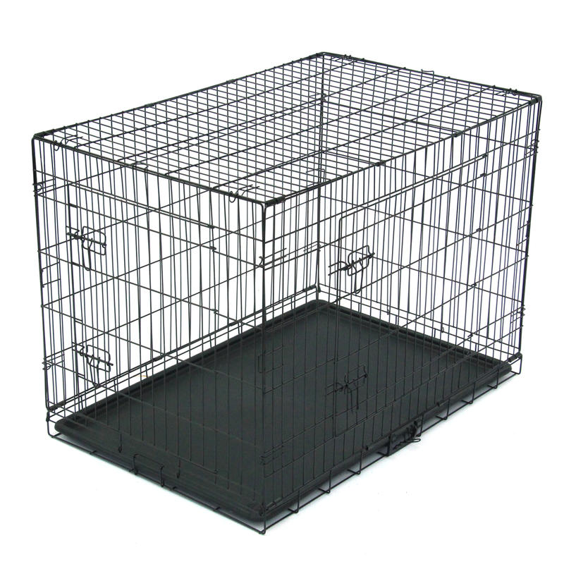 

Fer pliable de 42 pouces cloisons, en plastique, et chien