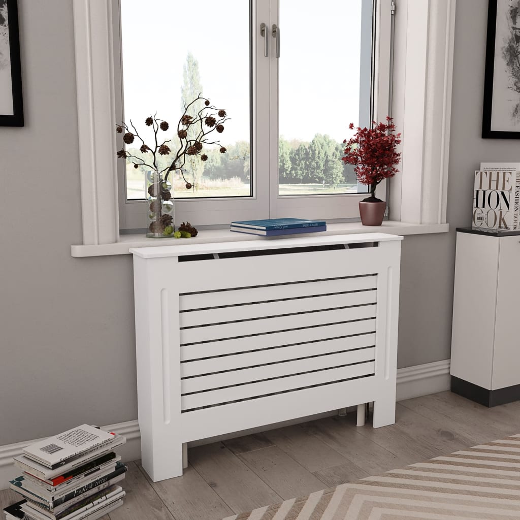 TEMU Radiator Cover White 1121981.5 Cm Mdf