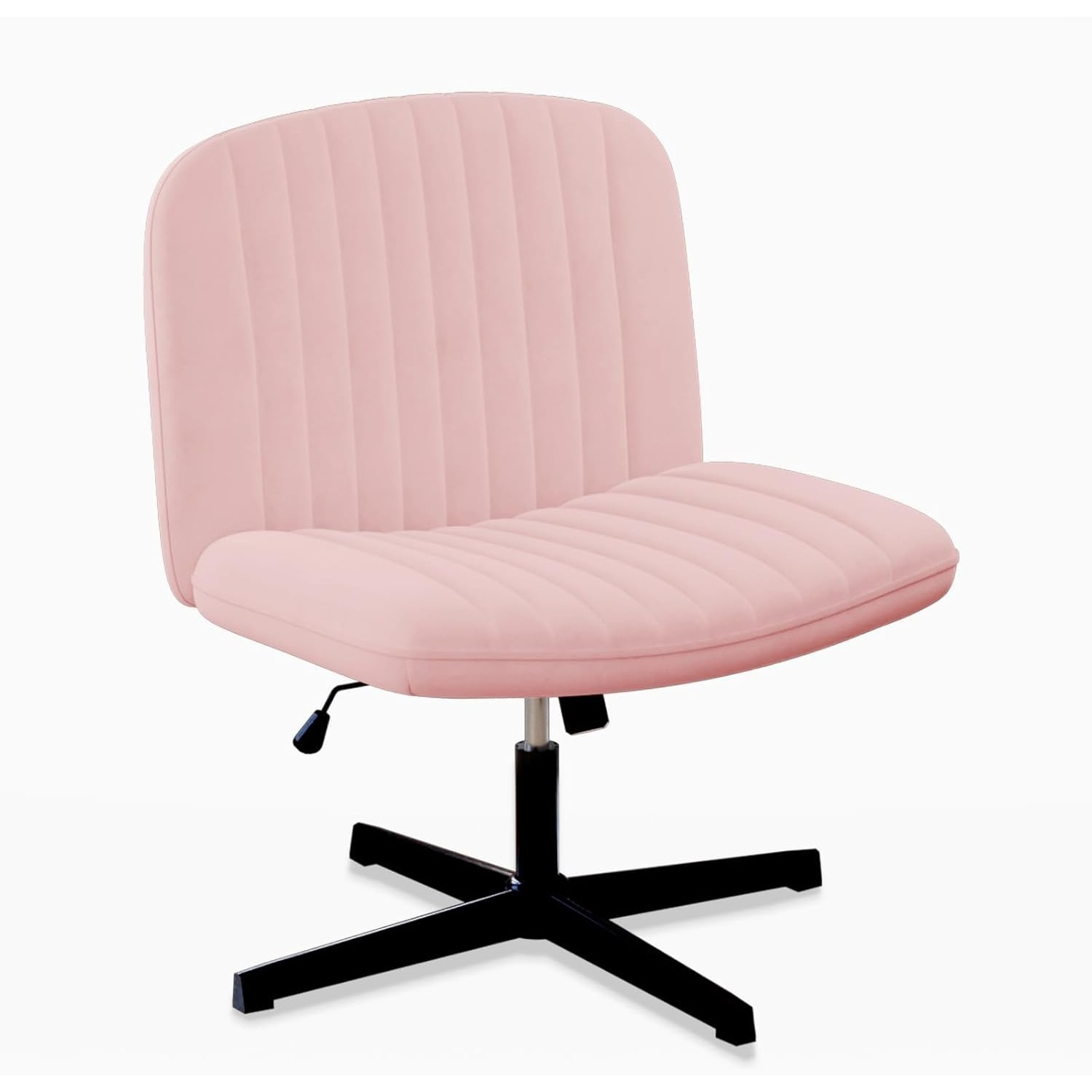 TEMU Chaise de bureau accoudoirs, chaise de bureau avec revêtement en tissu, chaise de lecture avec rembourrage plus large pour un assise sur siège