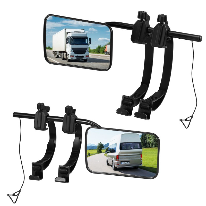TEMU 2 X Mirrors For Cars, Mirrors, Mirrors, Universal Towing Mirrors, Exterior Mirror, Universal Mirror, Towing Mirror