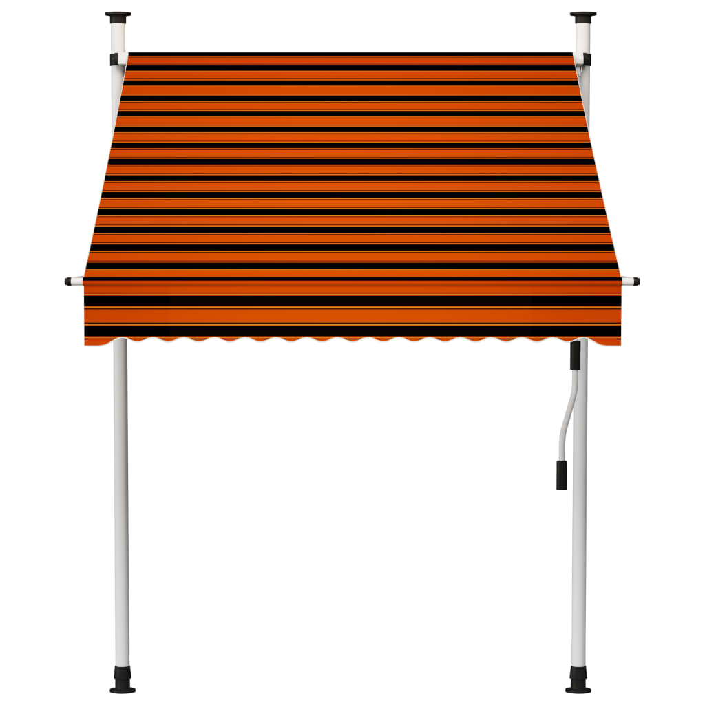 

Manual Retractable Suntent 150 Cm Orange And Brown