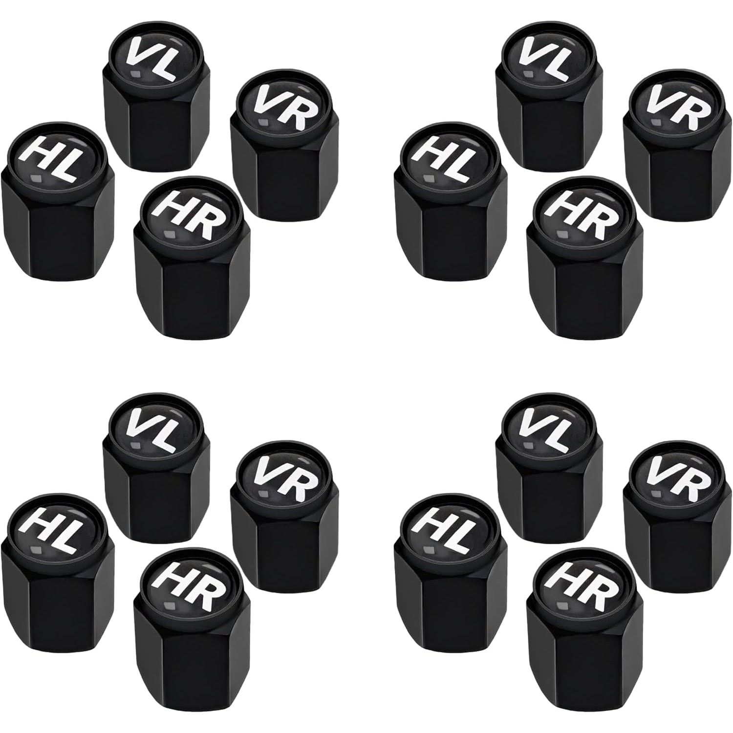 

Alu Valve Caps | 16-piece Set With Seal For Winter Tires & Summer Tires For Cars, Suvs, Uvm. Valve Cap Set For 4-tire Sets, Valve Cover, Wheel Valve Caps, Valve Cap