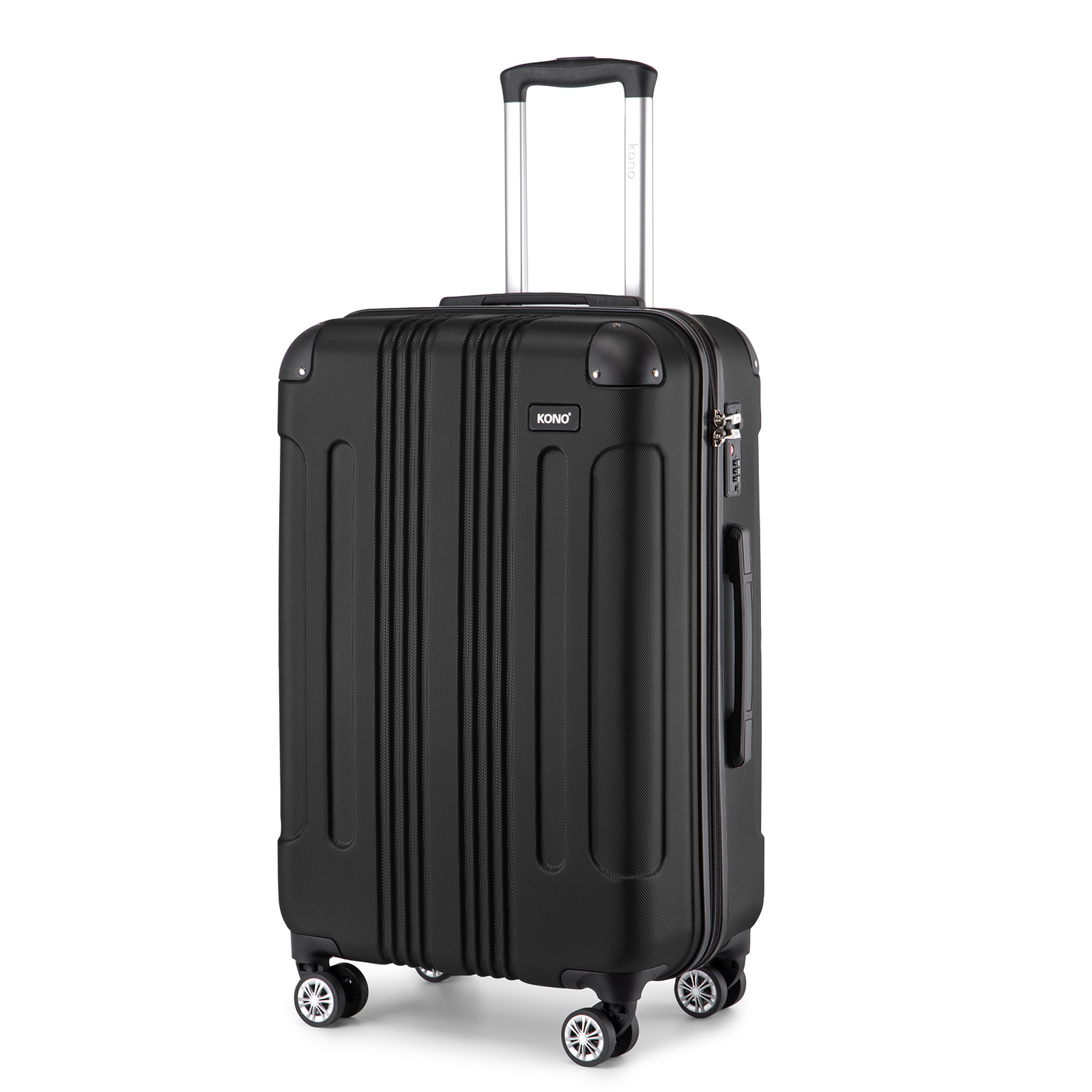3pcs Of Design Suitcase Set Panda Design Abs Hard Shell Luggage With Tsa Combination Lock Spinner Wheels Back To School Holiday Gift