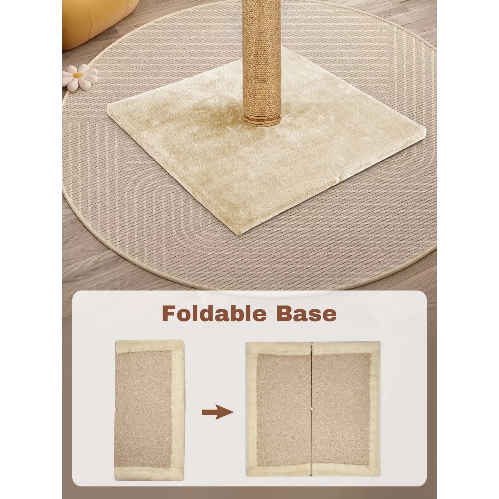 74 CM Cat tree Scratching Post Bed Activity Centre Toys Sisal Scratcher