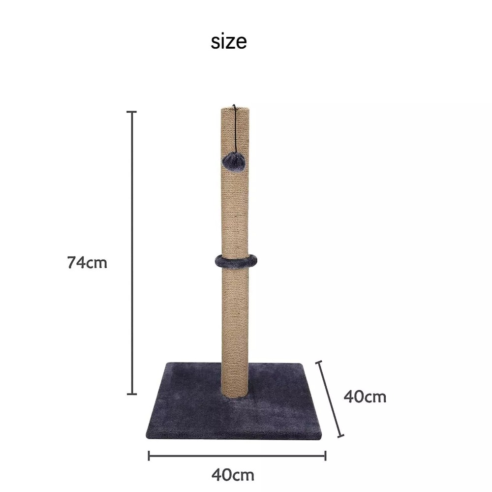 74 CM Cat tree Scratching Post Bed Activity Centre Toys Sisal Scratcher