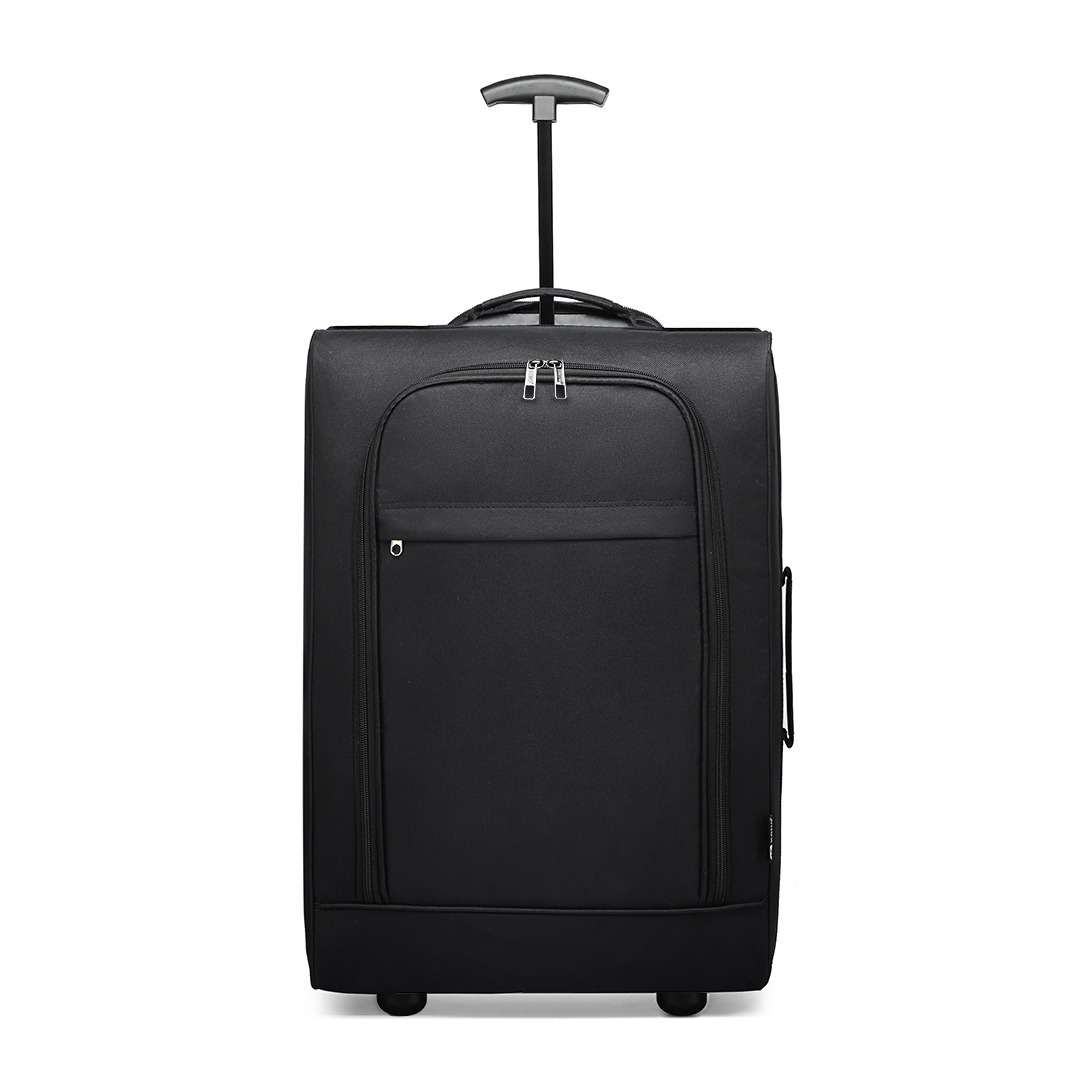 TEMU 1 pezzo di valigia a da cabina 53 x 36 x 18 cm, valigia morbida, valigia per aereo per Lufthansa Eurowings Ryanair, valigia con rotelle, valigia