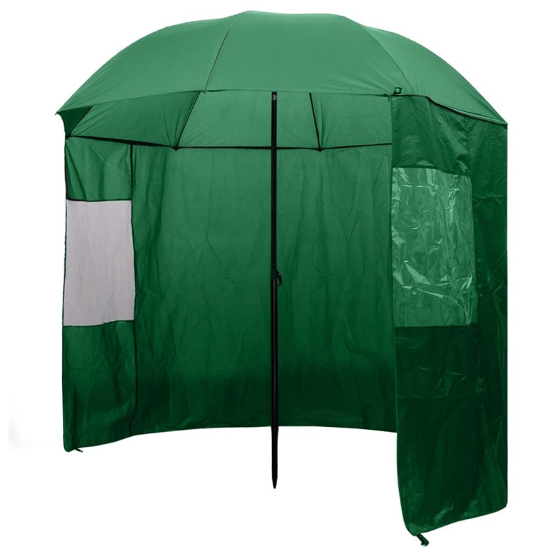 

Fishing Umbrella Green 240x210 Cm, Functional Fishing Umbrella