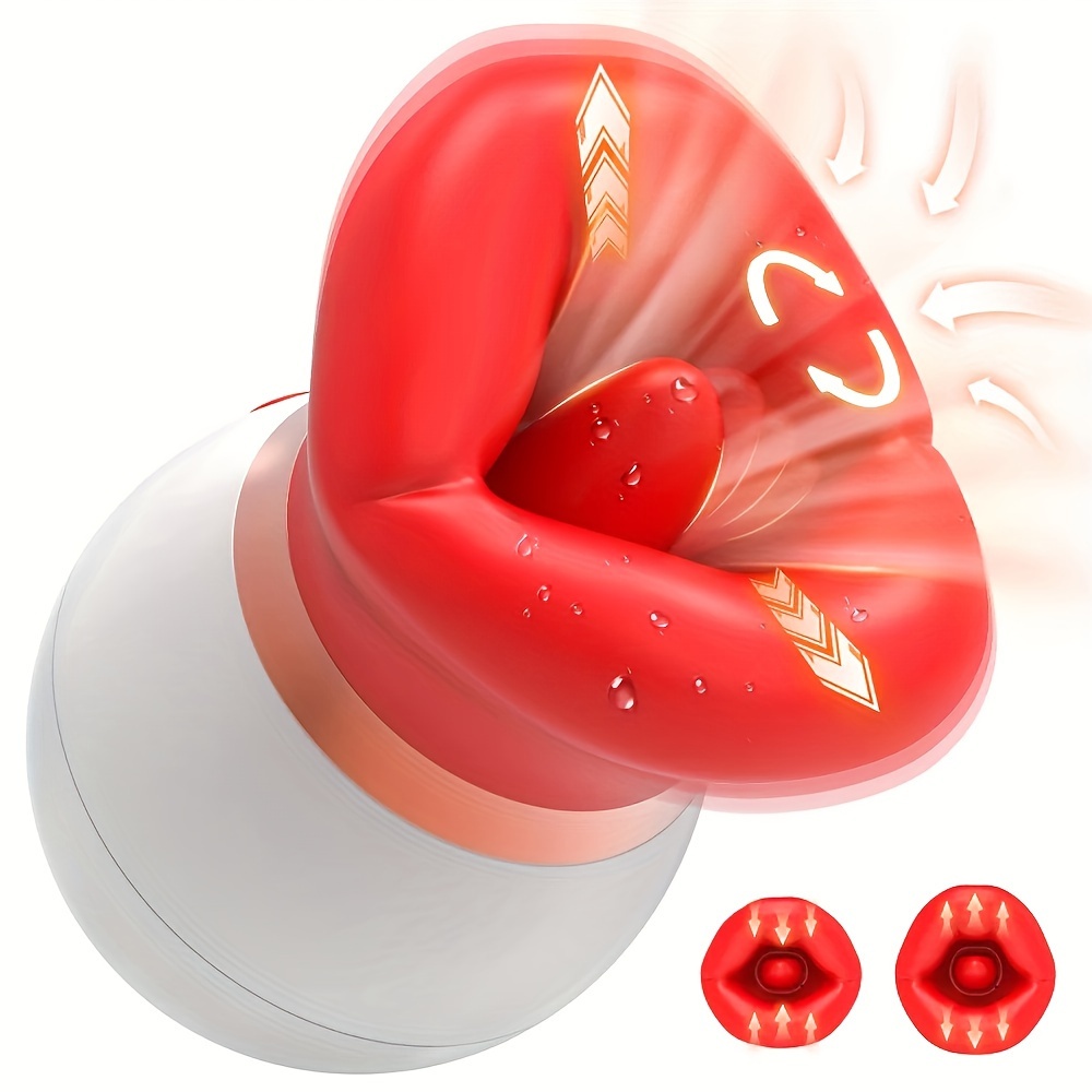 1 stück rose erotik-  für frauen, nippelspielzeug, erwachsenenspielzeug mit 10 vibrations-, 10 zungenleck- und 3 saugsimulationsmodi, g-punkt- en, klitoris en, sexspielzeug für erwachsene für weibliche paare Produktdetails 8