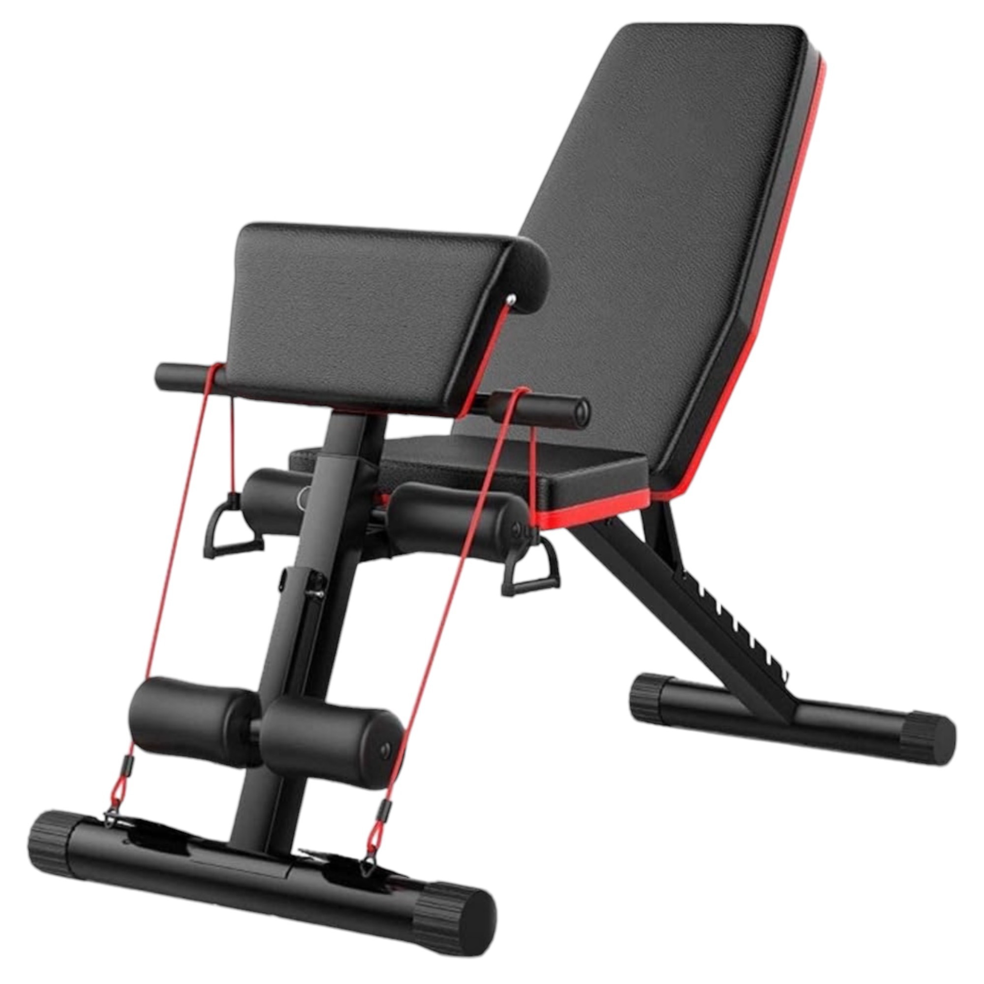 imagen del artículo   de   plegable inclinable   de pesas musculación multifuncional para entrenamiento completo máquina de fitness gimnasio hogar (qc001 4590)