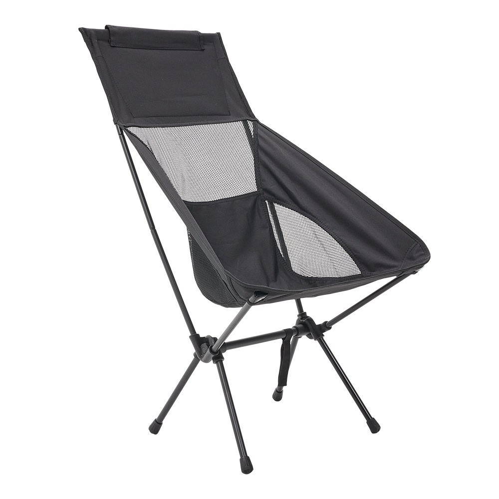 folding hiking chair portable camping adjustable height chairs outdoor use for picnic camping painting parties fishing black 41 80 88cm details 1
