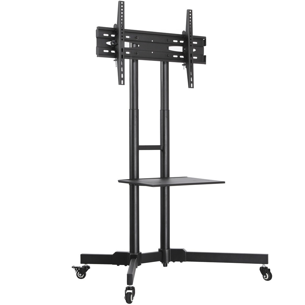 TEMU Soporte de TV Costoffs con ruedas Soporte de piso de TV móvil Soporte de pie para TV de 32-75 pulgadas Soporte de TV ajustable con barra y