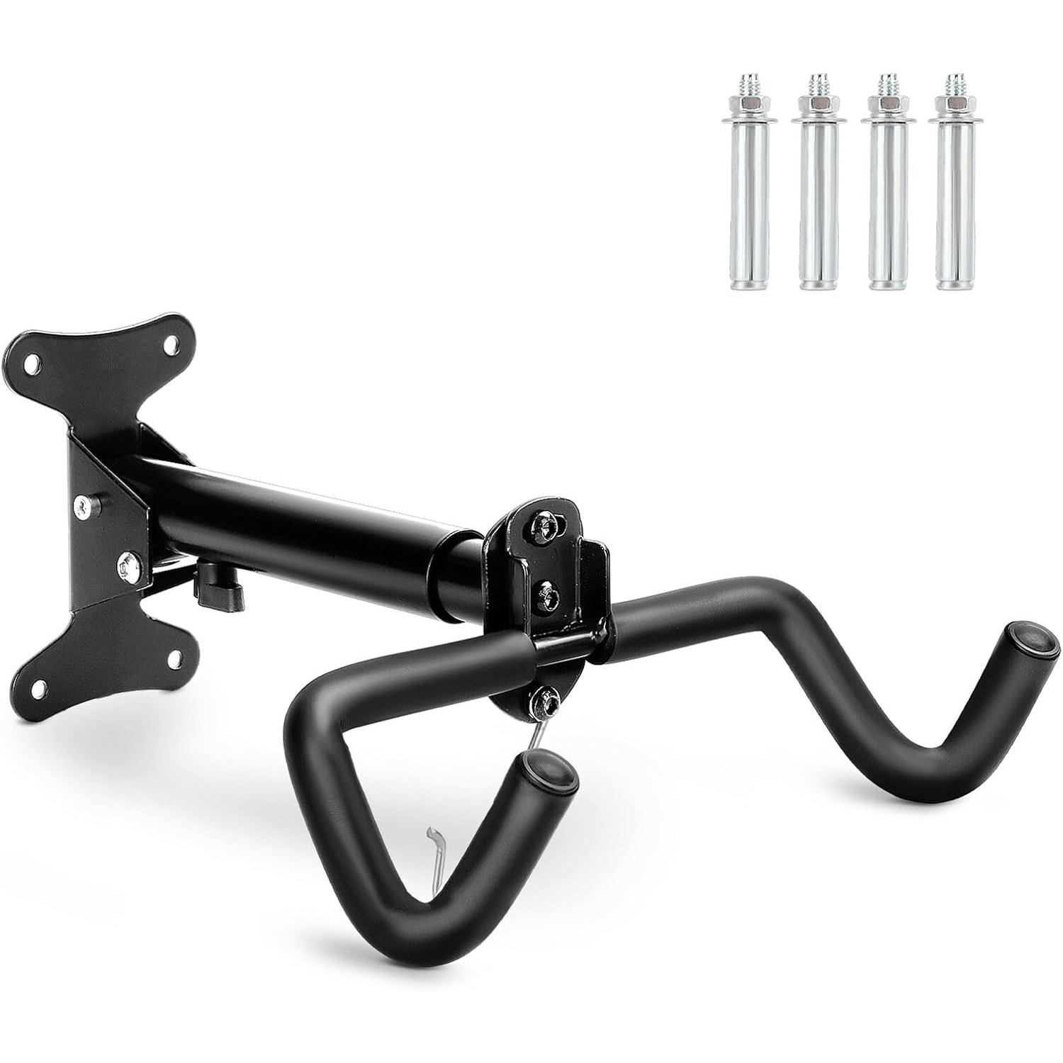 TEMU Bicycle Wall Mount Bicycle Holder Bicycle Hanging Wall Mount Bicycle Mounting Bracket - Angle And Wall Distance Adjustable For Bicycle Wall