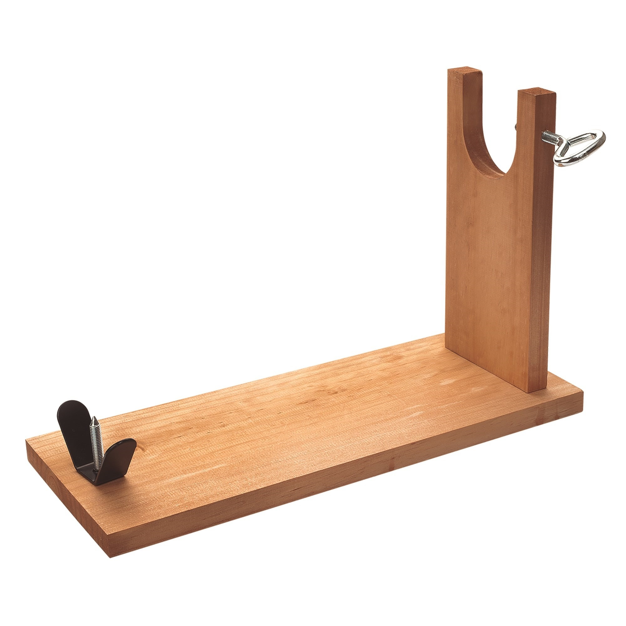 Well Home Holder In Pine Wood 40x16x23cm, With V-shaped Hardware And Hoof Fixing