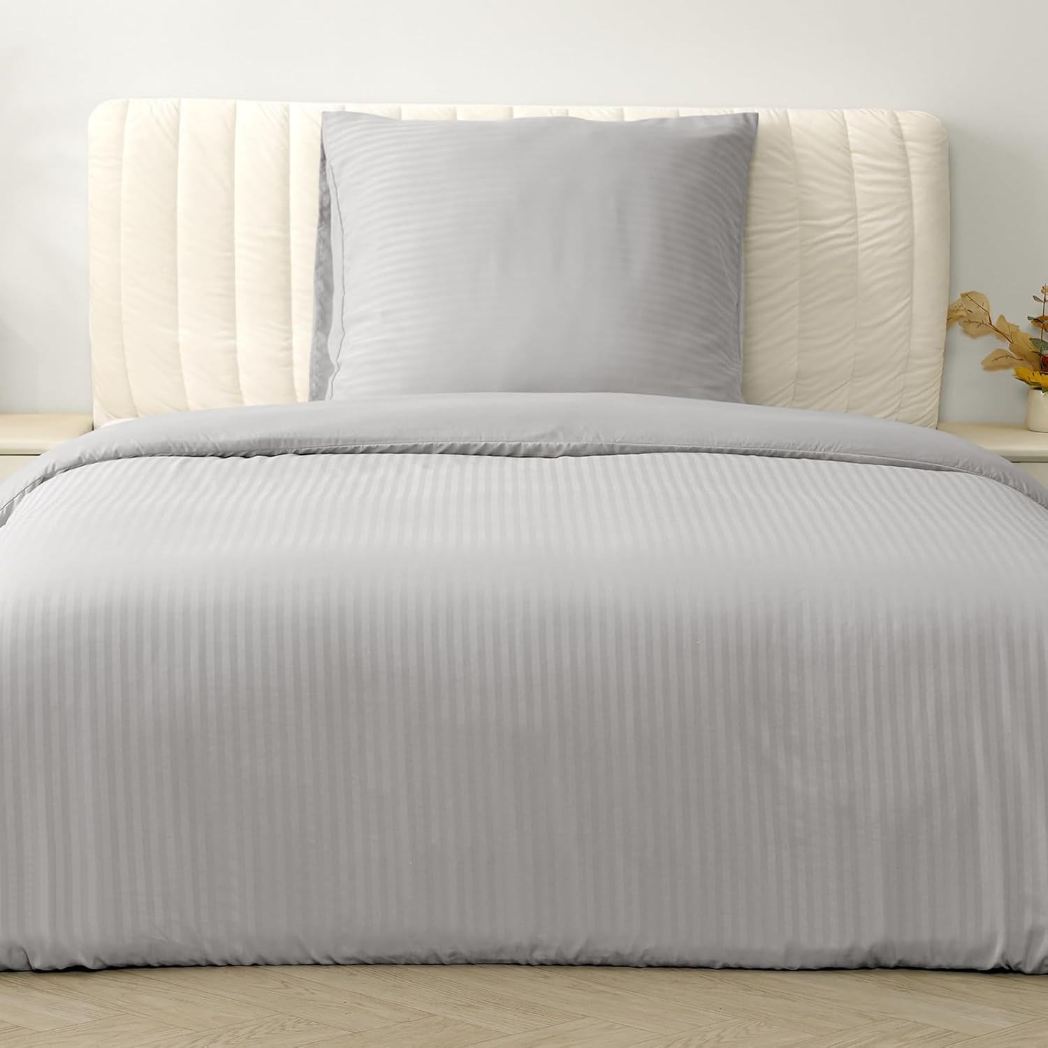 TEMU Microfibre Bed Linen 135 X 200 Cm And 1 Pillowcase 80 X 80 Cm, With Zip Closure