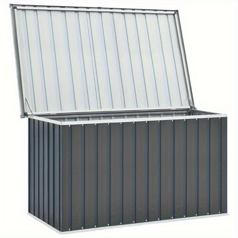 garden box grey 149x99x93 cm cushion box
