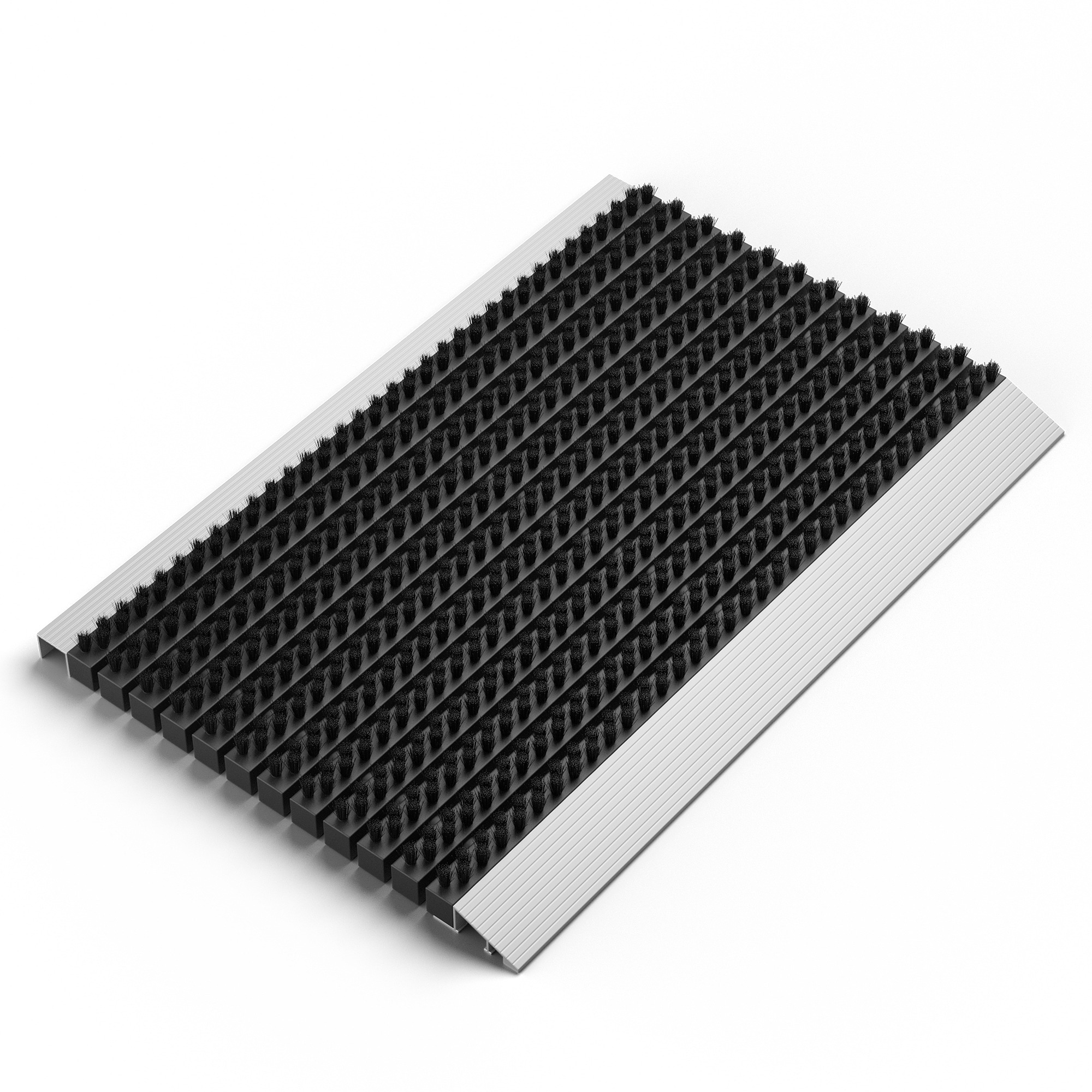 

Outdoor Aluminum Doormat With Brushes, Dirt-catching Mat, Outdoor Foot Mat, Aluminum Doormat For Outdoor Use, Outdoor Foot Scraper, Shoe Scraper For House Entrance, Outdoor Brush Mat,