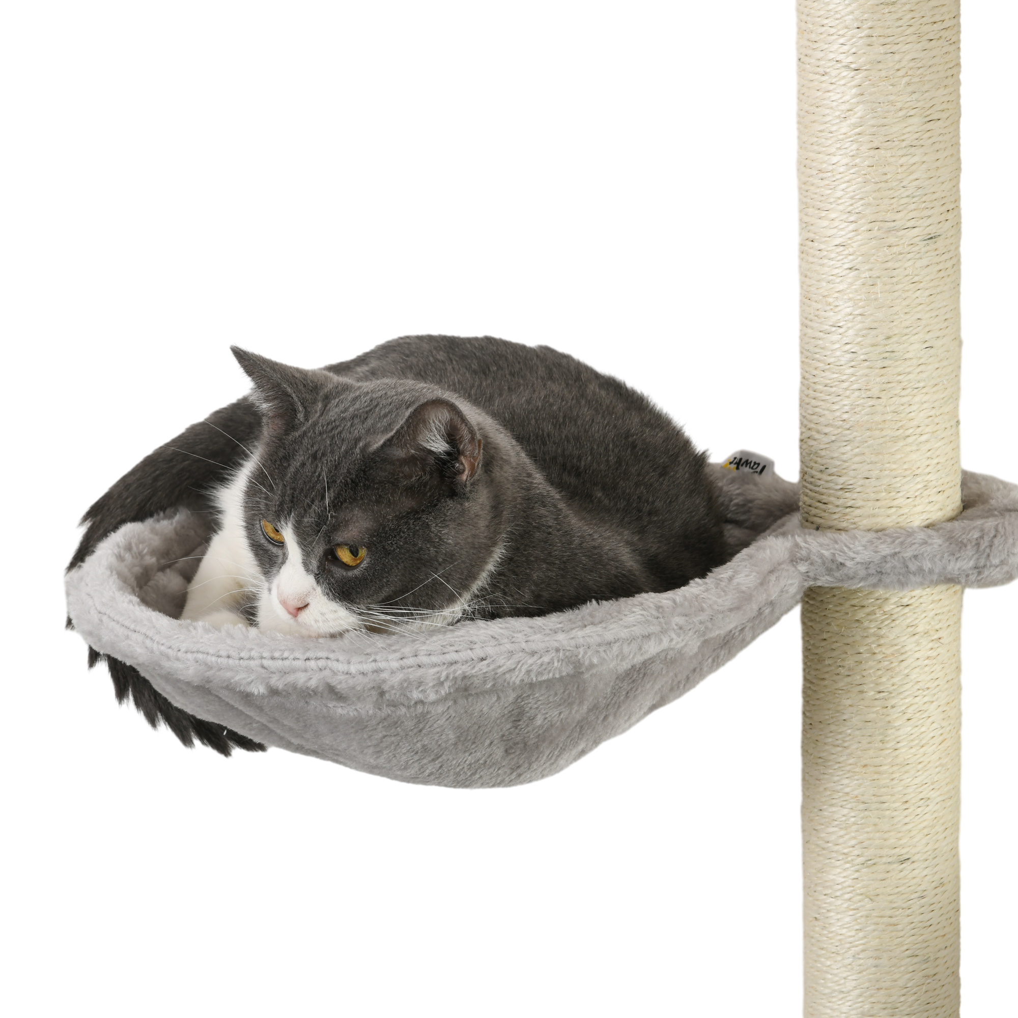 4 Piece Cat Shelves with Hammock and Scratching Posts
