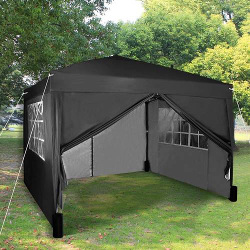 up gazebo x with sides 4 weight bags silver protective layer waterproof marquee canopy