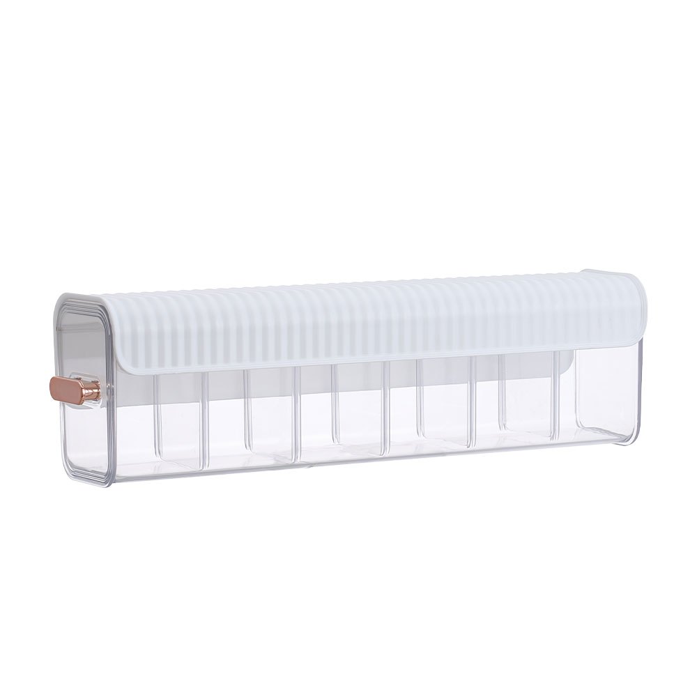 TEMU Wall-mounted Storage Box For Home Use Kitchen Spice And Condiment Organizer Bedroom Sock And Jewelry Storage Box Plastic Key And Small Item