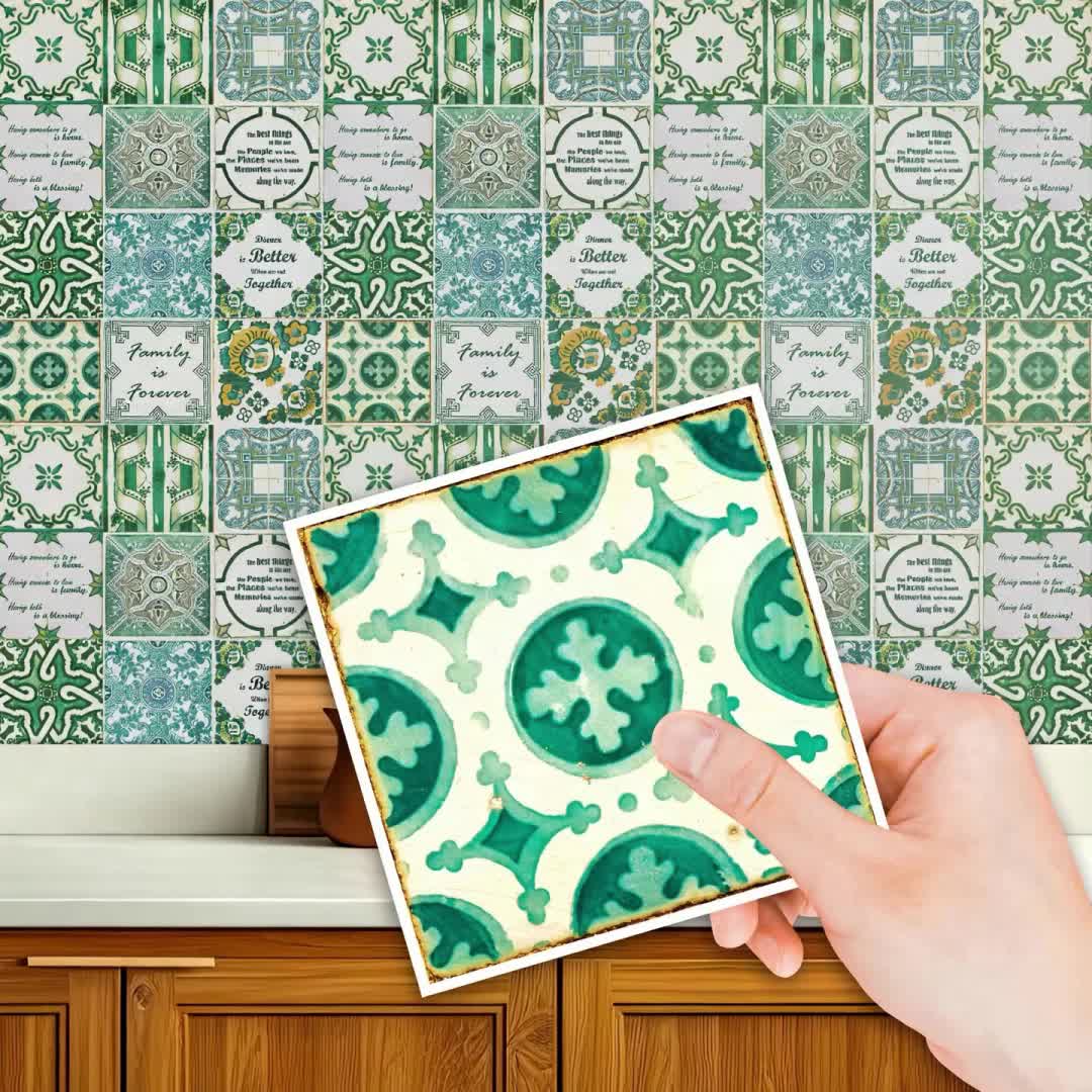 24pcs Peel and Stick Tile Stickers for Kitchen Backsplash
