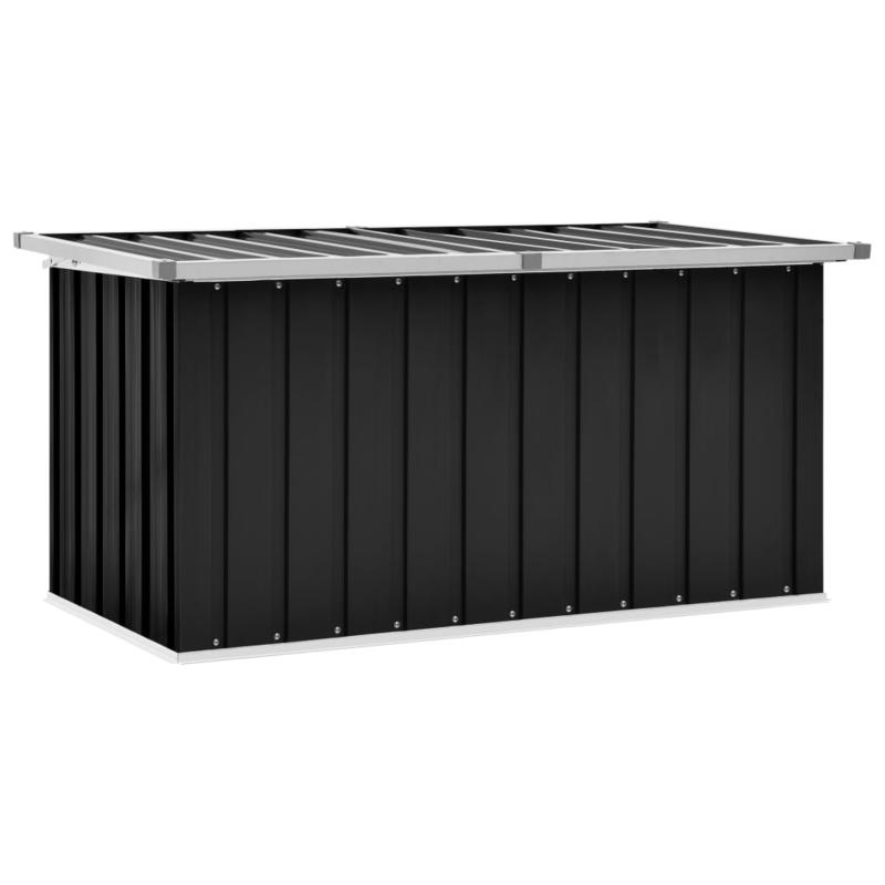 Grey   Garden Storage Box 129X67X65 Cm