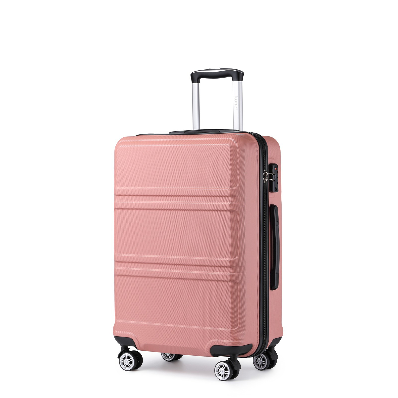Image of 1pc Of 24/28inch Fashion Hand Luggage Lightweight Abs Hard Shell Trolley Travel Suitcase