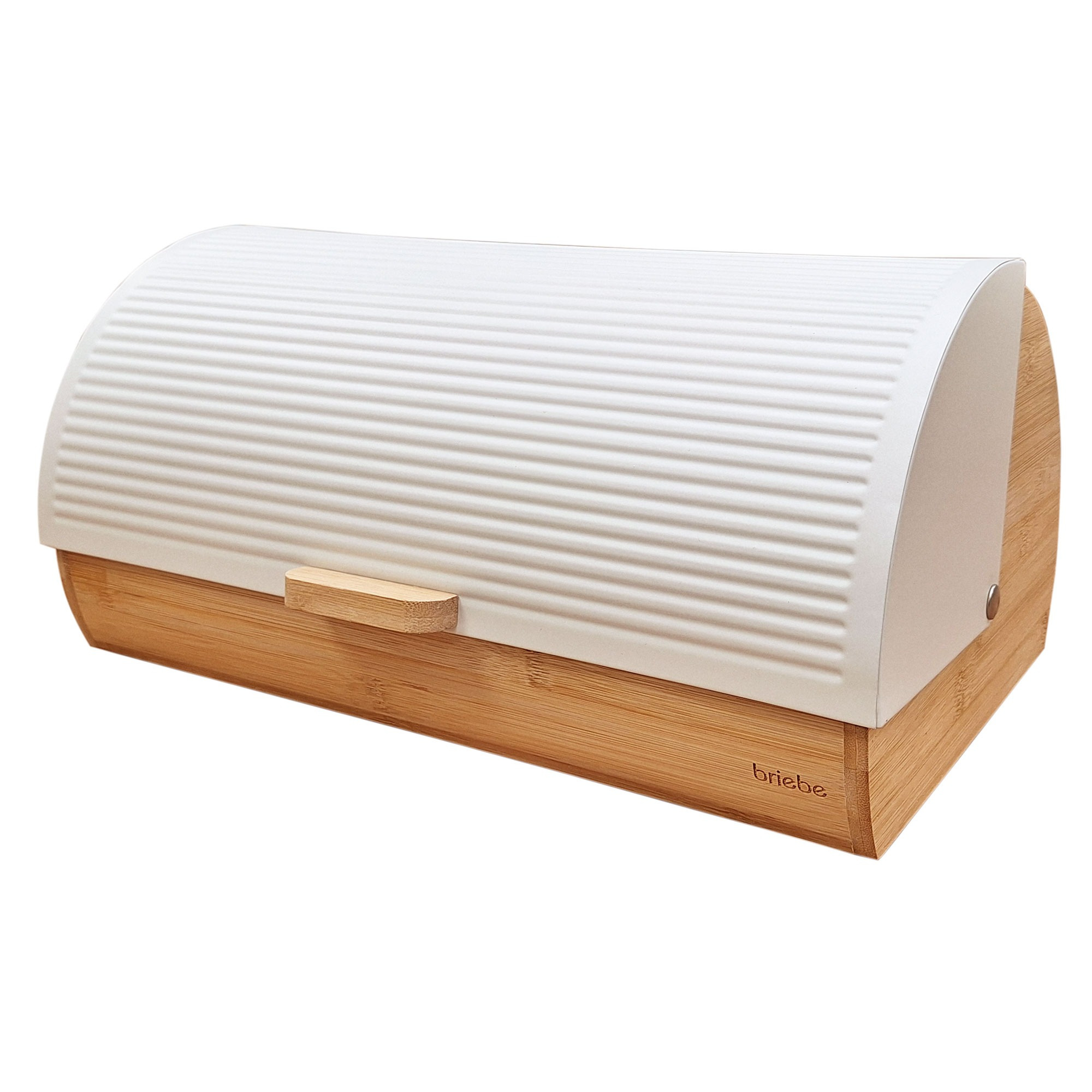 TEMU para Guardar Pan de Mesa Madera, Deslizante Bread Box Almacenamiento Bollería, Briebe, BB1162