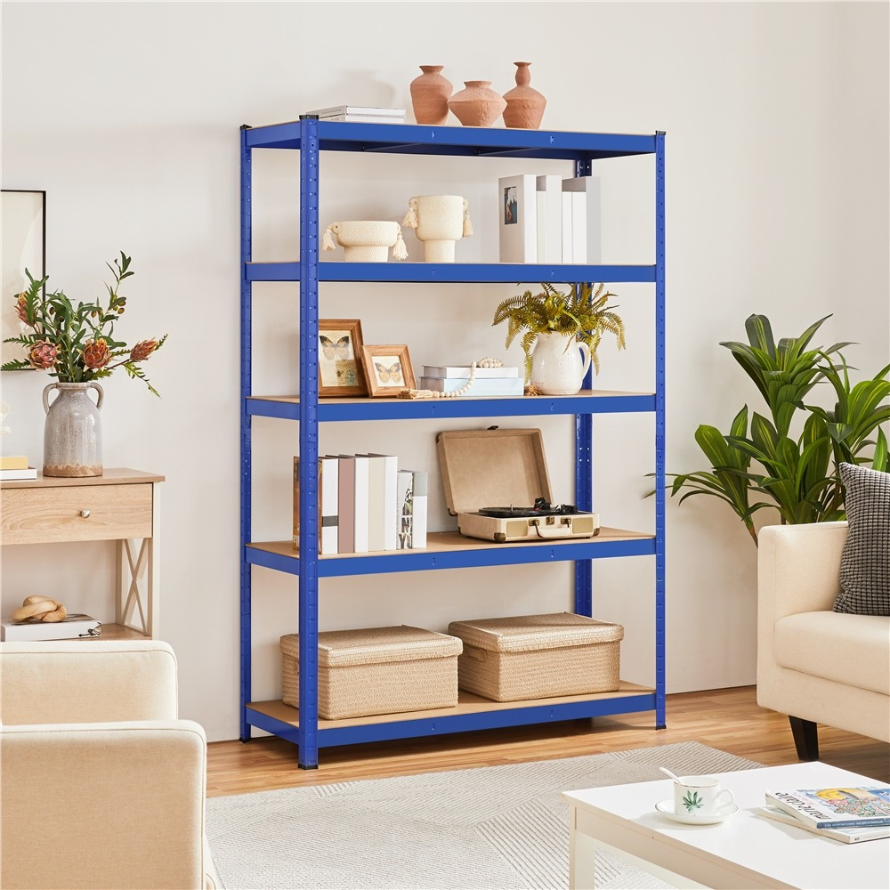 Image of Costoffs Heavy-duty Storage Shelf, 5-tier Metal Shelf For Warehouse/garage/study/kitchen/shop, 180 X 120 X