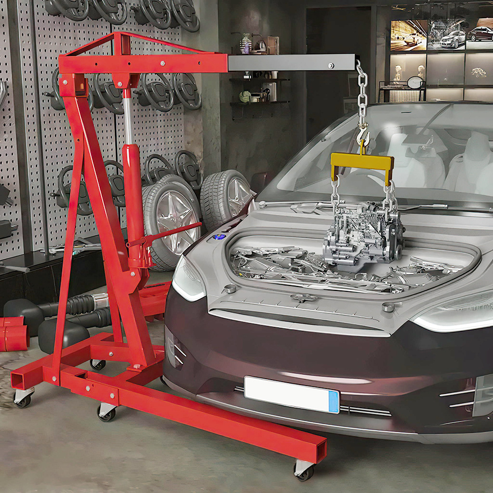2 Ton Folding Engine Crane with Casters