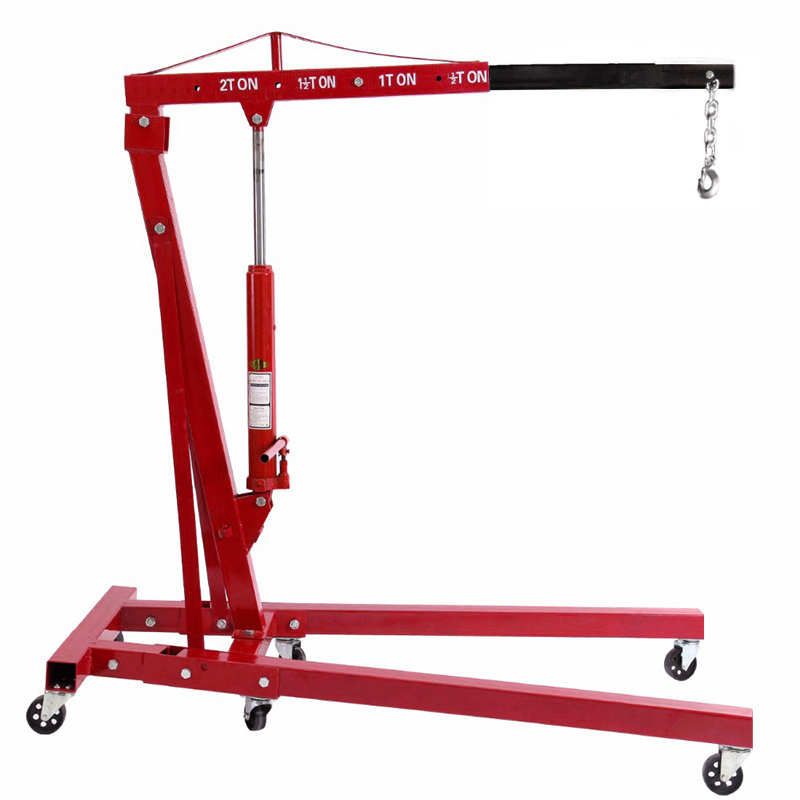 2 Ton Folding Engine Crane with Casters