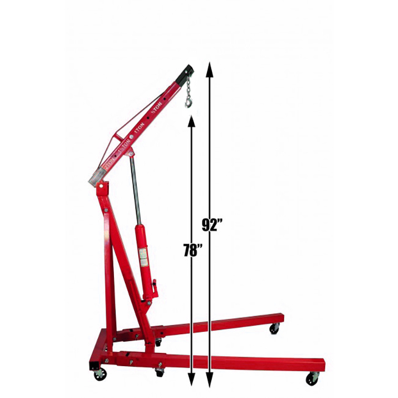 2 Ton Folding Engine Crane with Casters