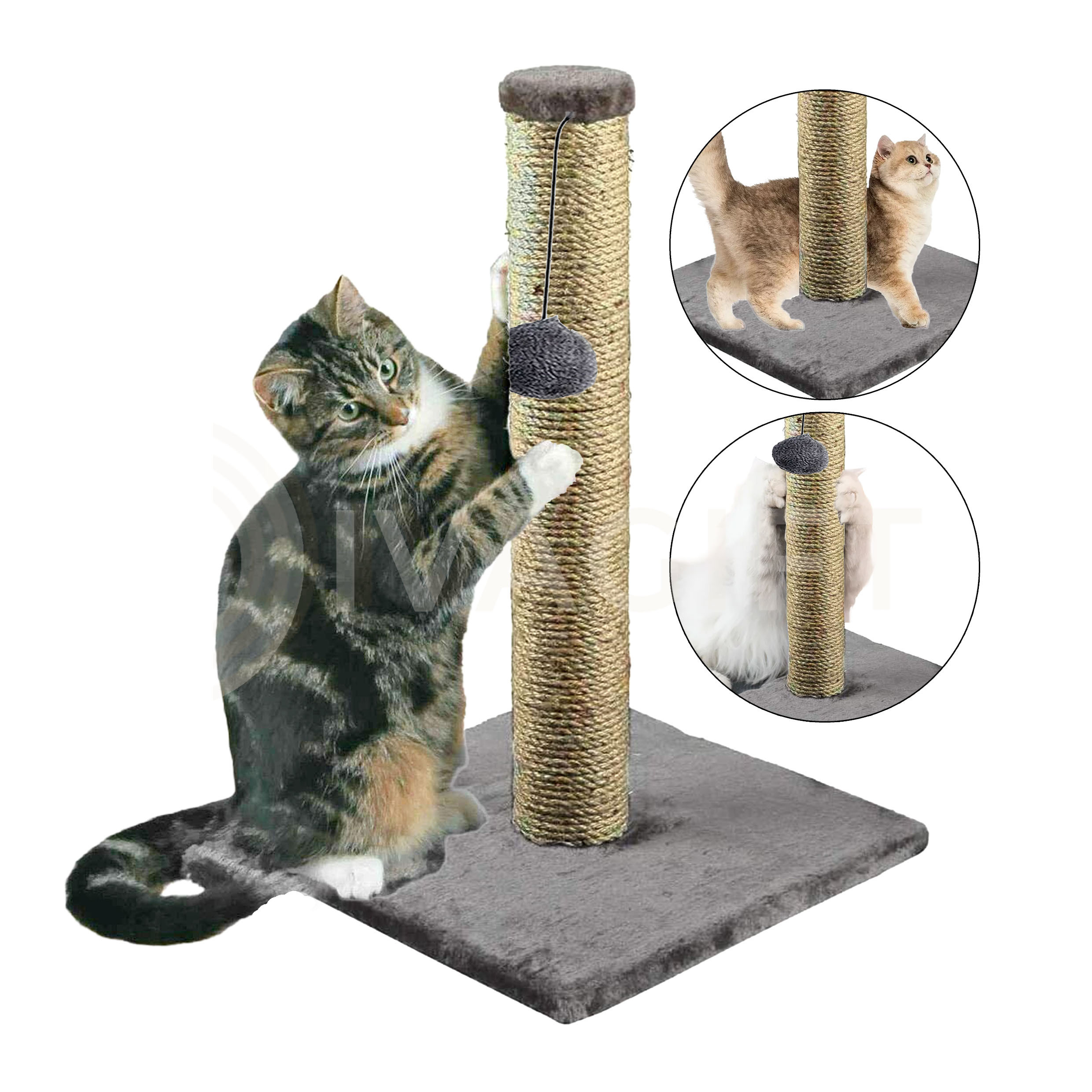 Cat Scratch ing Carpet Post Coconut Tree- Post For Cats And