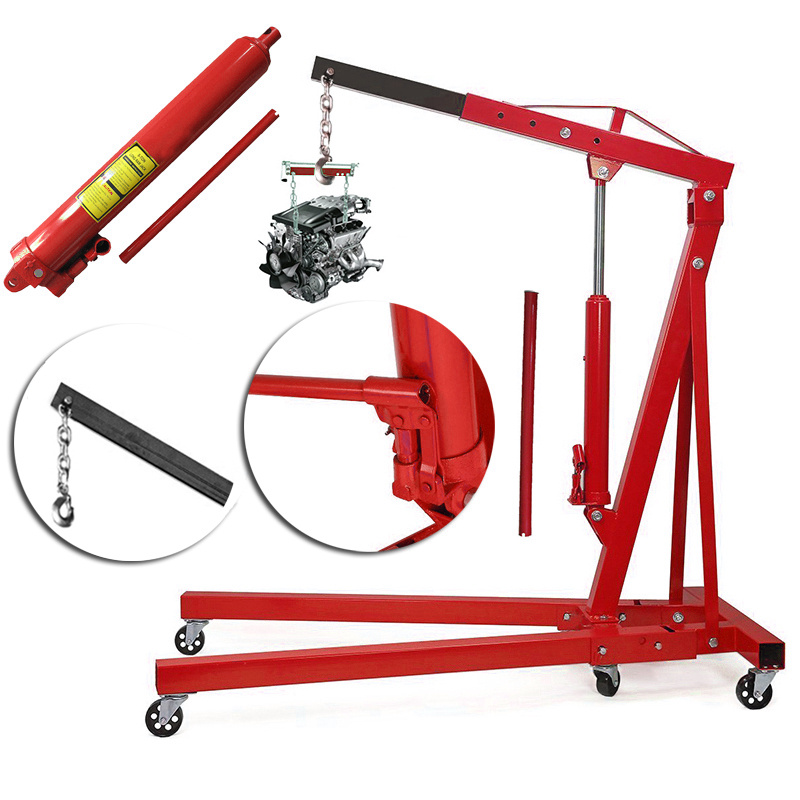 2 Ton Folding Engine Crane with Casters