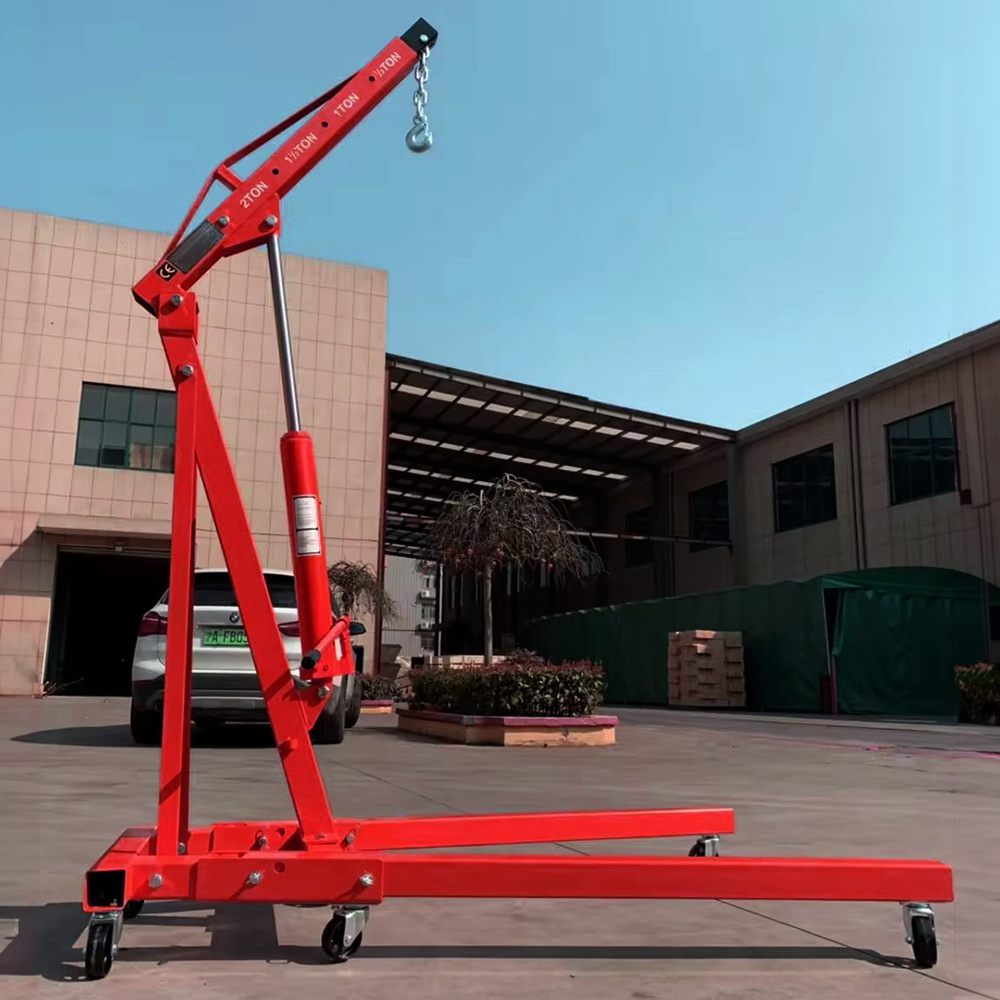 2 Ton Folding Engine Crane with Casters