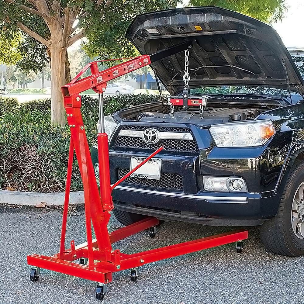 2 Ton Folding Engine Crane with Casters