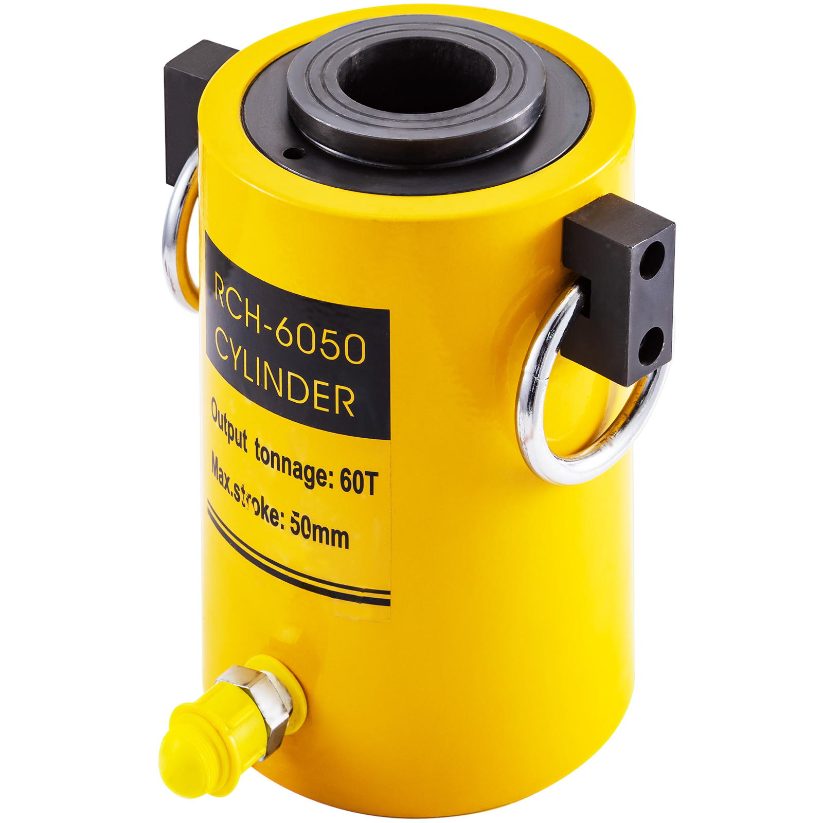 Image of Vevor 60t 2 Inch Hydraulic Cylinder Jack Hollow Single Acting Hydraulic Cylinder 50 Mm Hydraulic Lifting Cylinders For (60t 2 Inch Hollow)