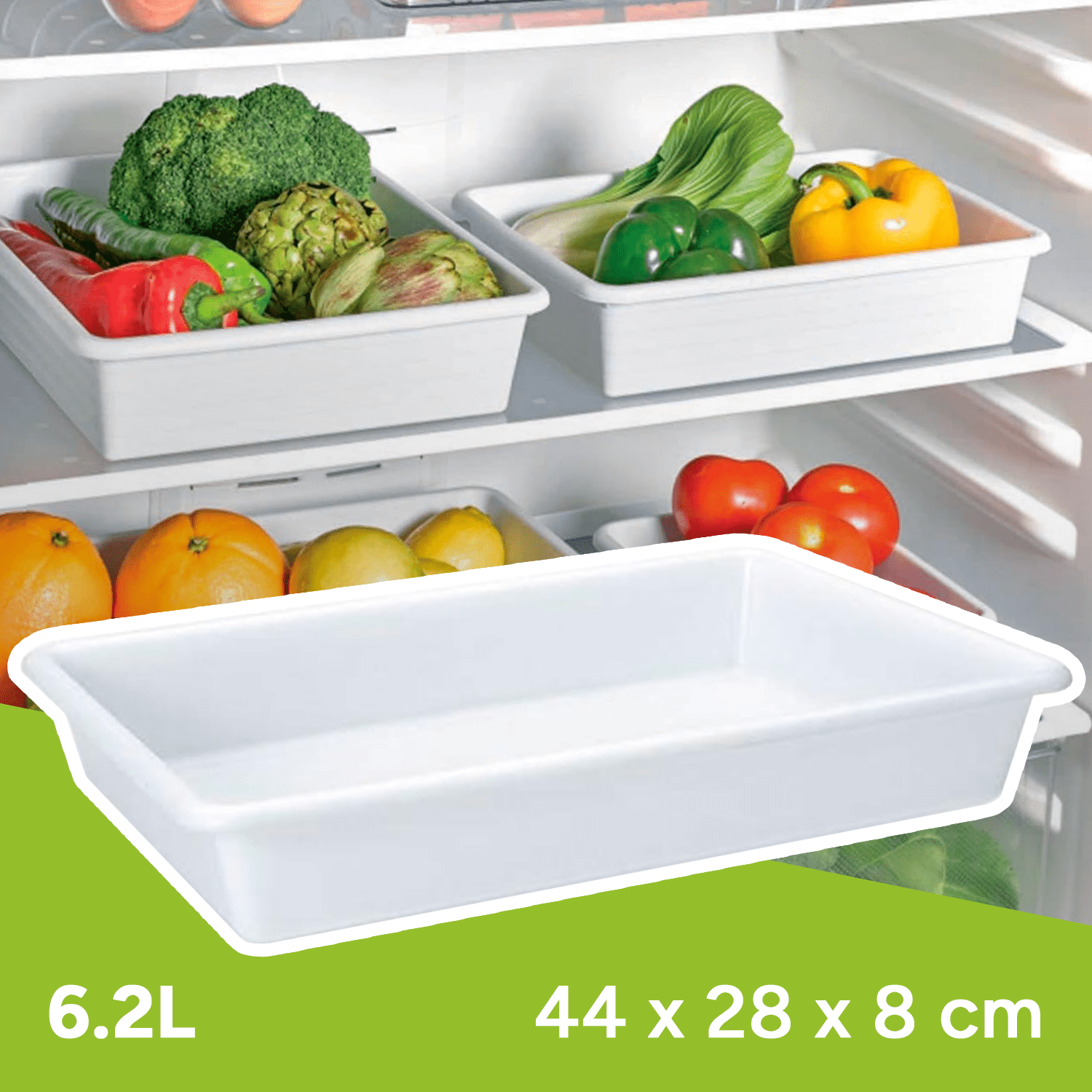 TEMU Organizador Nevera, Bandeja para Nevera, Almacenamiento para el Hogar, de Almacenamiento, para Lavavajillas - Dekohome
