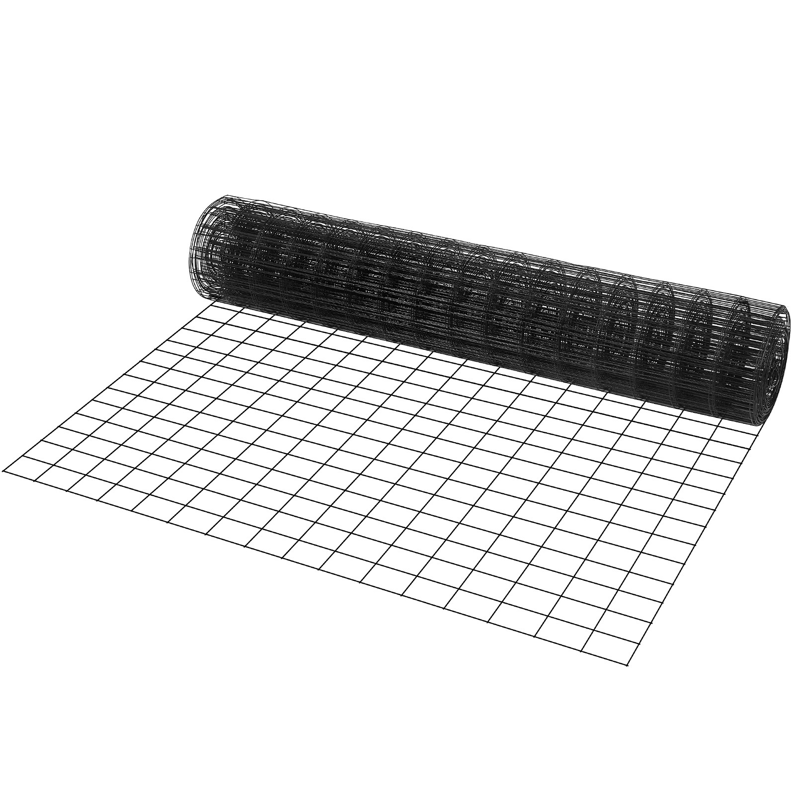 Image of Vevor Hardware Cloth, 36'' X 50' Galvanized Wire Mesh Roll, 16 Gauge Chicken Wire Fence Roll, Vinyl Coating Metal Wire Mesh For Chicken Coop Barrier, Rabbit Fences, Poultry Enclosures