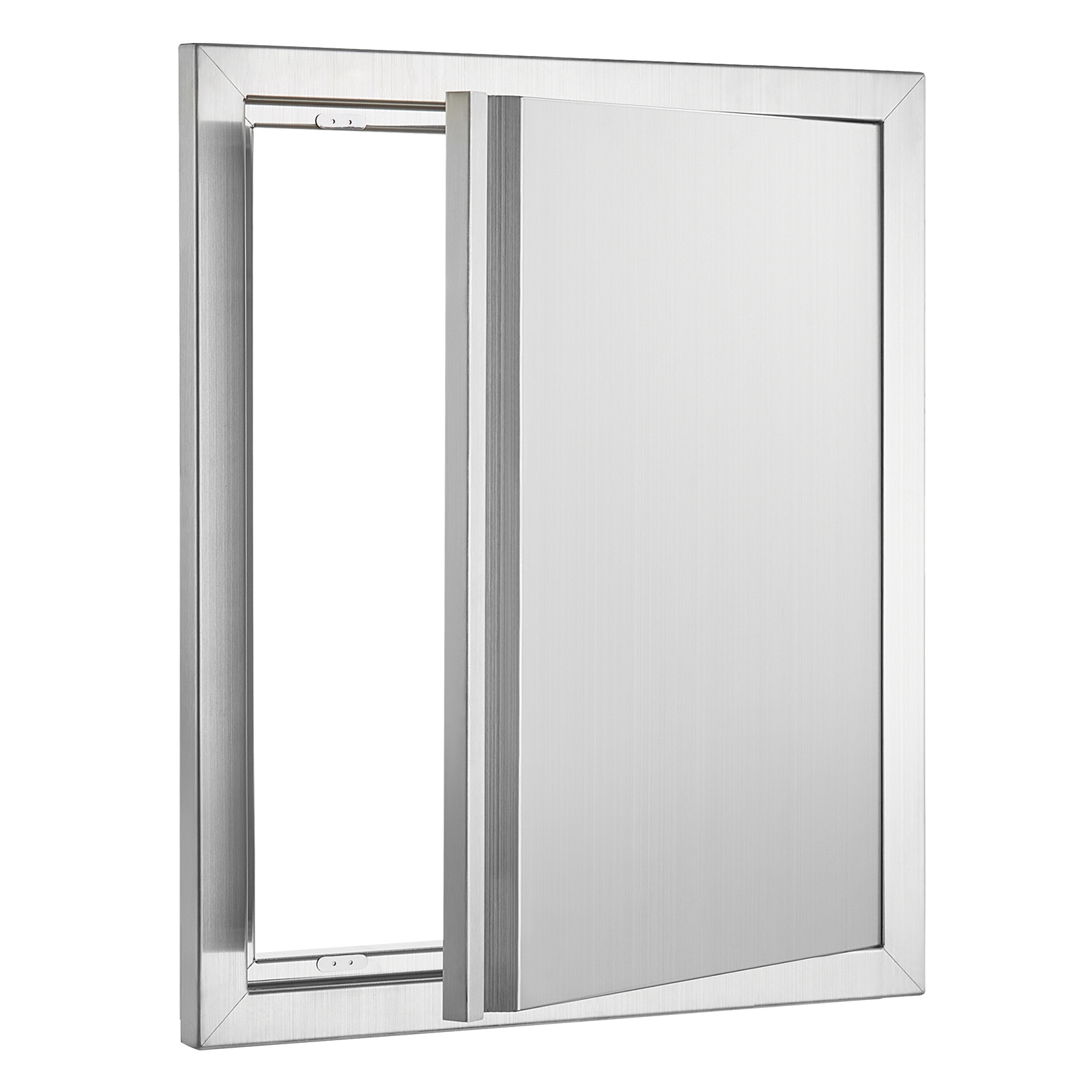 Image of Vevor Bbq Access Door, 457x533 Mm Single Outdoor Kitchen Door, Stainless Steel Flush , Wall Vertical Door With Recessed Handle, For Bbq Island, , Outside Cabinet