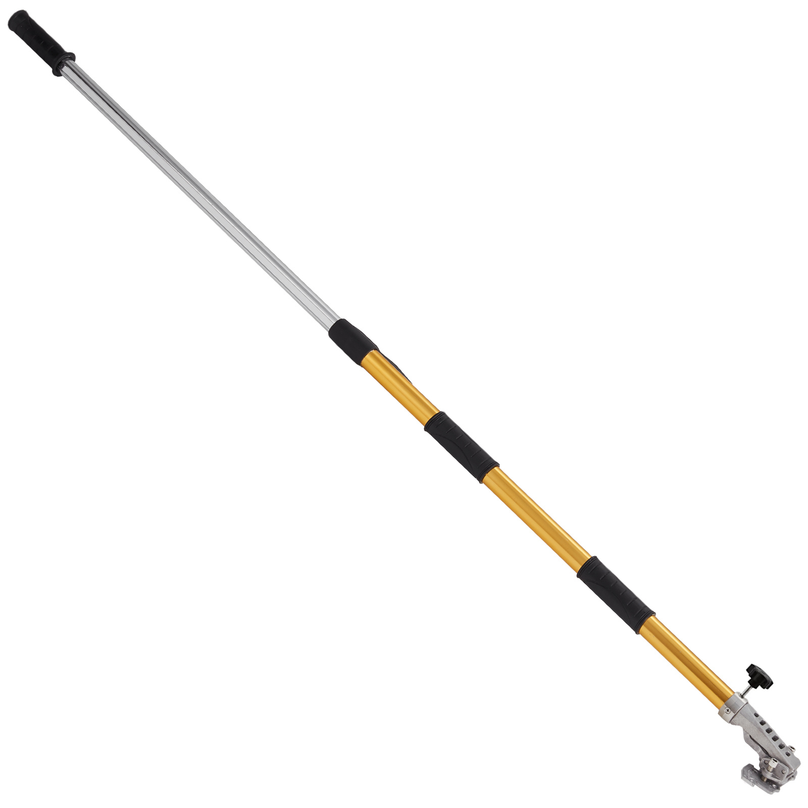 Vevor Drywall Flat Box Handle, 40''-64'', Anodized Aluminum Flat Finishing Extension Handle, 5-section Length Adjustable, Non-slip Grip And For Plasterboard, , Sheetrock