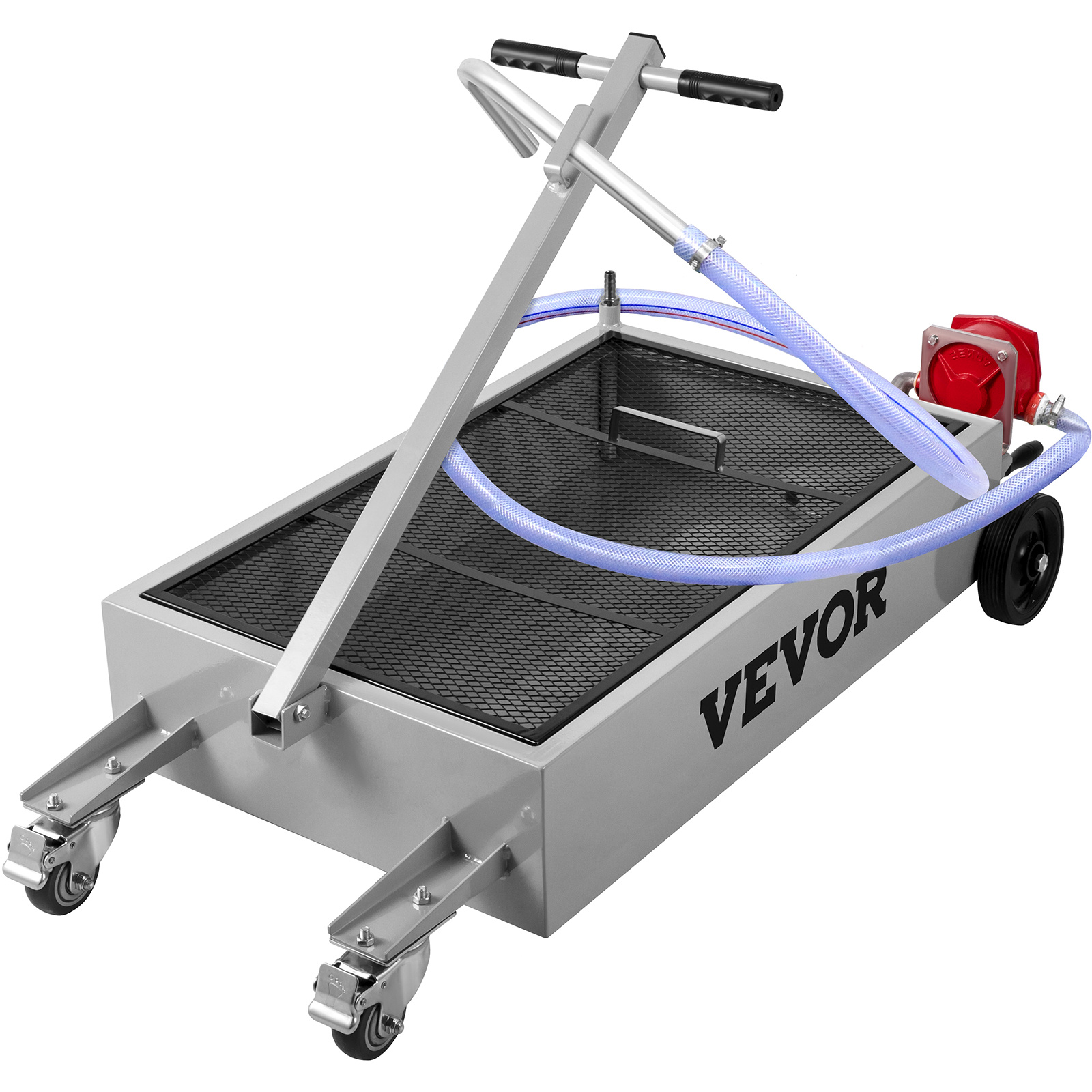 E-shop VEVOR Low-Profile-Ölwanne, 18,5 Gallonen (57 Liter) mit Pumpe, Schlauch, Rollen