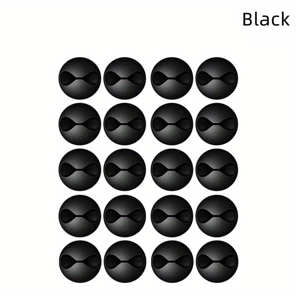 40PCS Adhesive Cable Clips Holder for Home & Car Wire Management