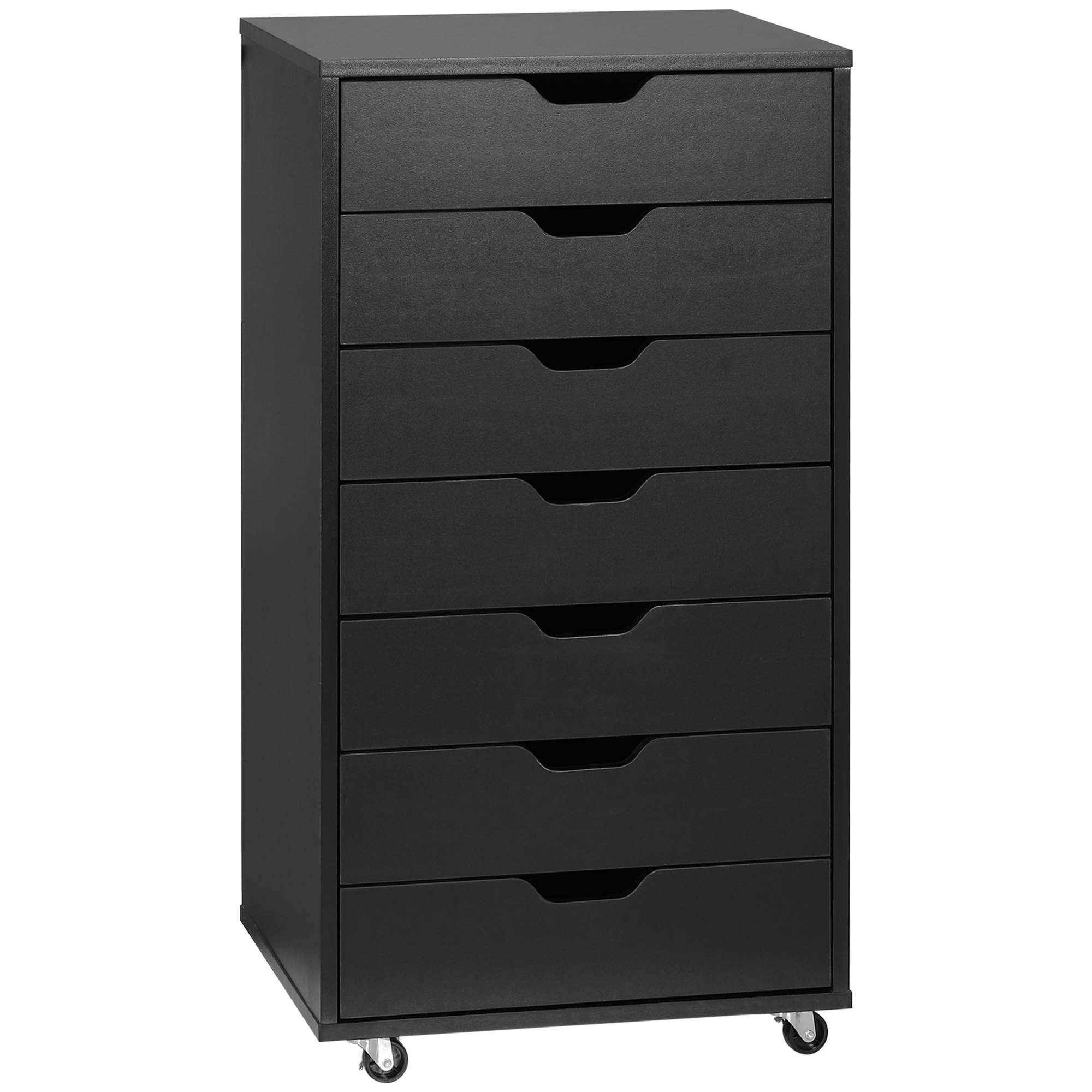 TEMU Organizzatore da Scrivania Vinsetto con 7 Cassetti - Archiviazione Documenti A4 o Letter, 47,5L x 39,5P x 90A cm