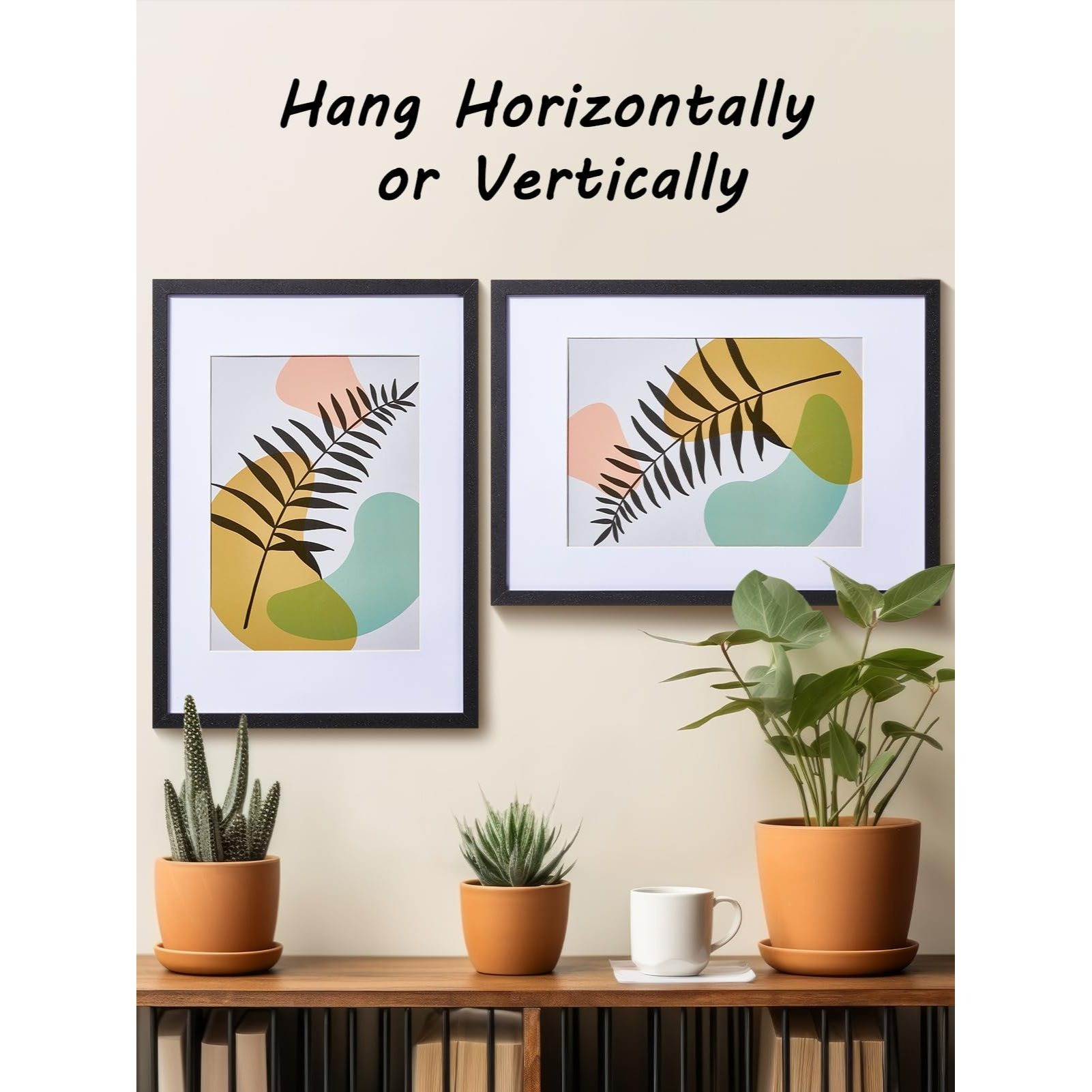 TEMU 2-pack A3 Picture Frames - Wooden Picture Frames 30x42cm Wooden Frame, Plexiglass Poster Frame, Collage Poster Frame, Modern Poster Document