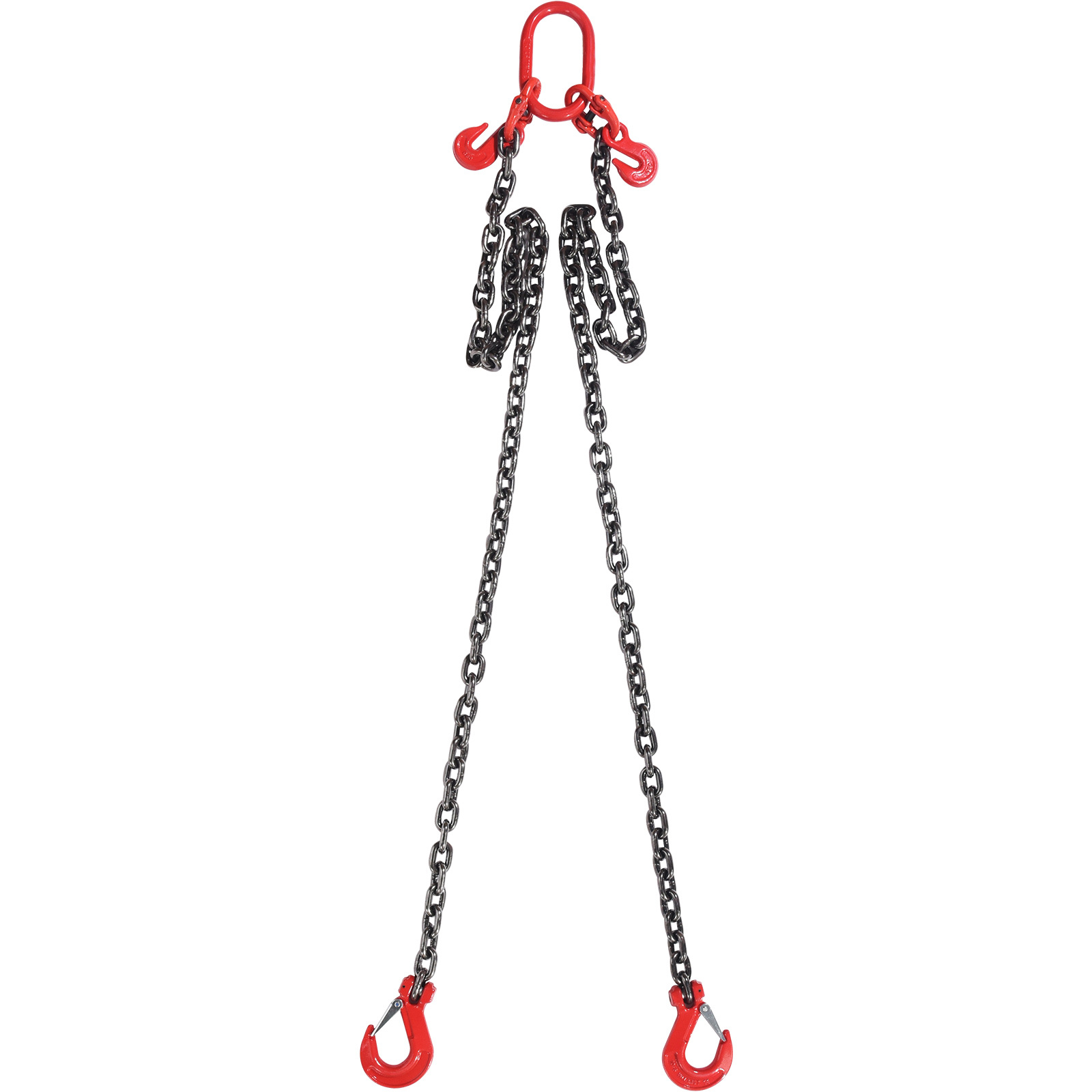 TEMU VEVOR 3/8" x 6' a Catena 2 Gambe Catena di Sollevamento G80 con Ganci di Presa 11000 lbs